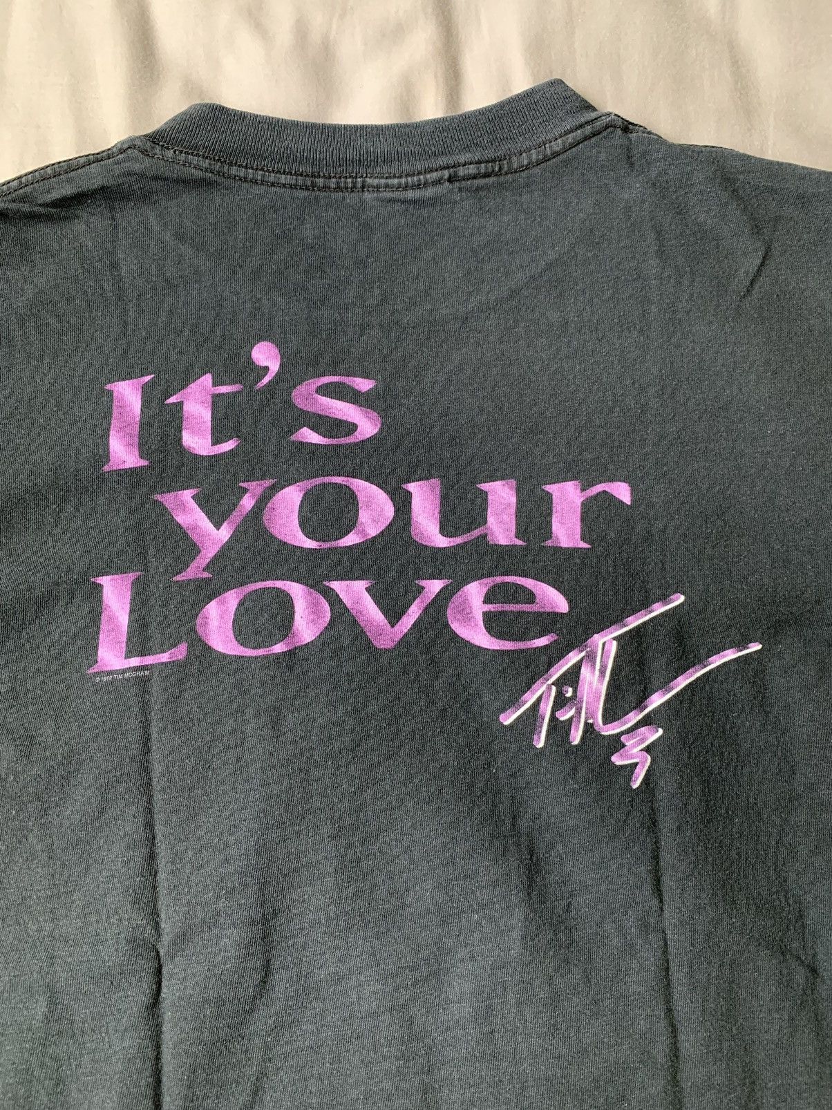 Band Tees × Vintage Vintage Tim McGraw Its Your Love Country Band Tee Purple 90s Size US L / EU 52-54 / 3 - 4 Thumbnail