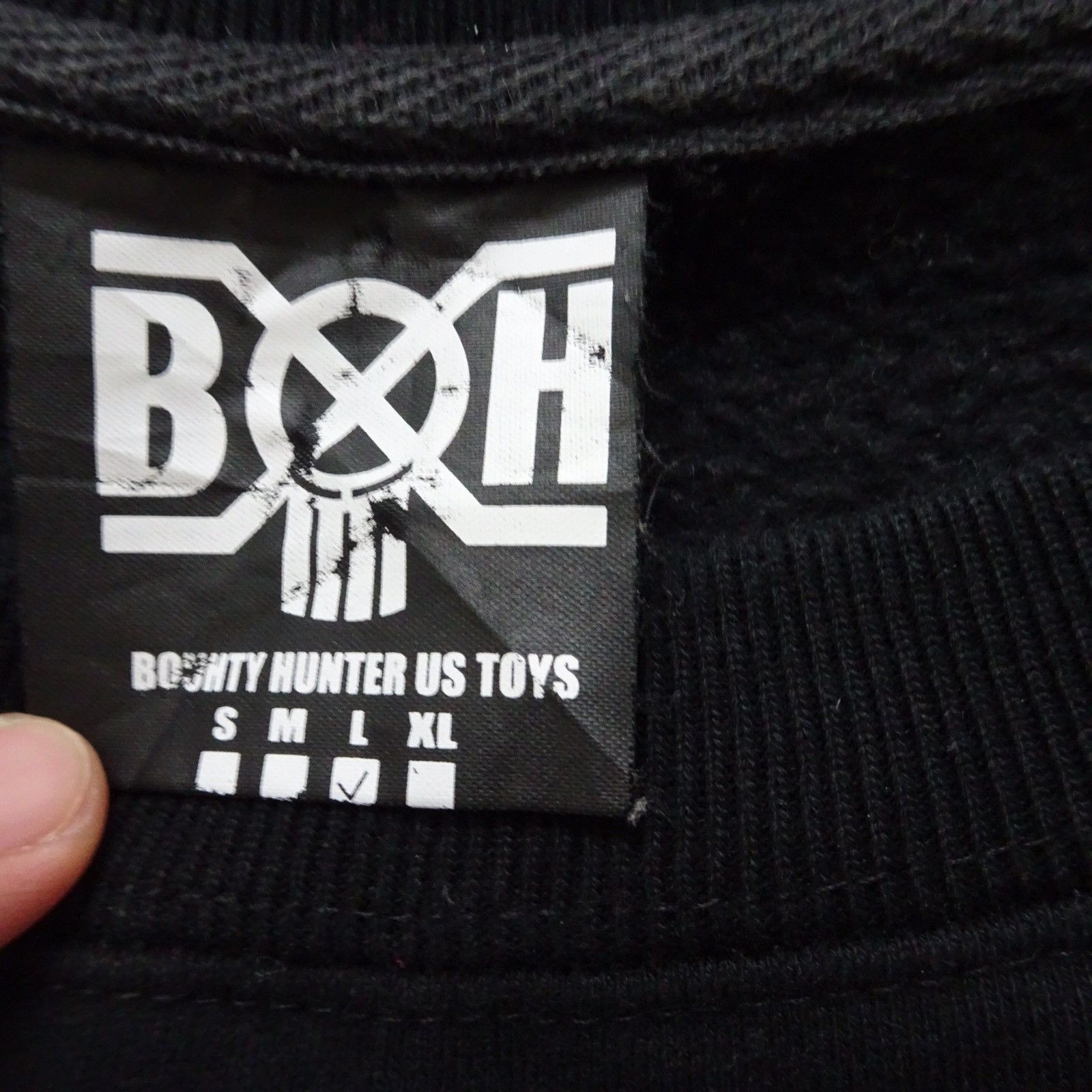 Bounty Hunter BOH Bounty Hunter Cream Soda Rock N Roll Icon Spellout Crew Size US L / EU 52-54 / 3 - 3 Thumbnail