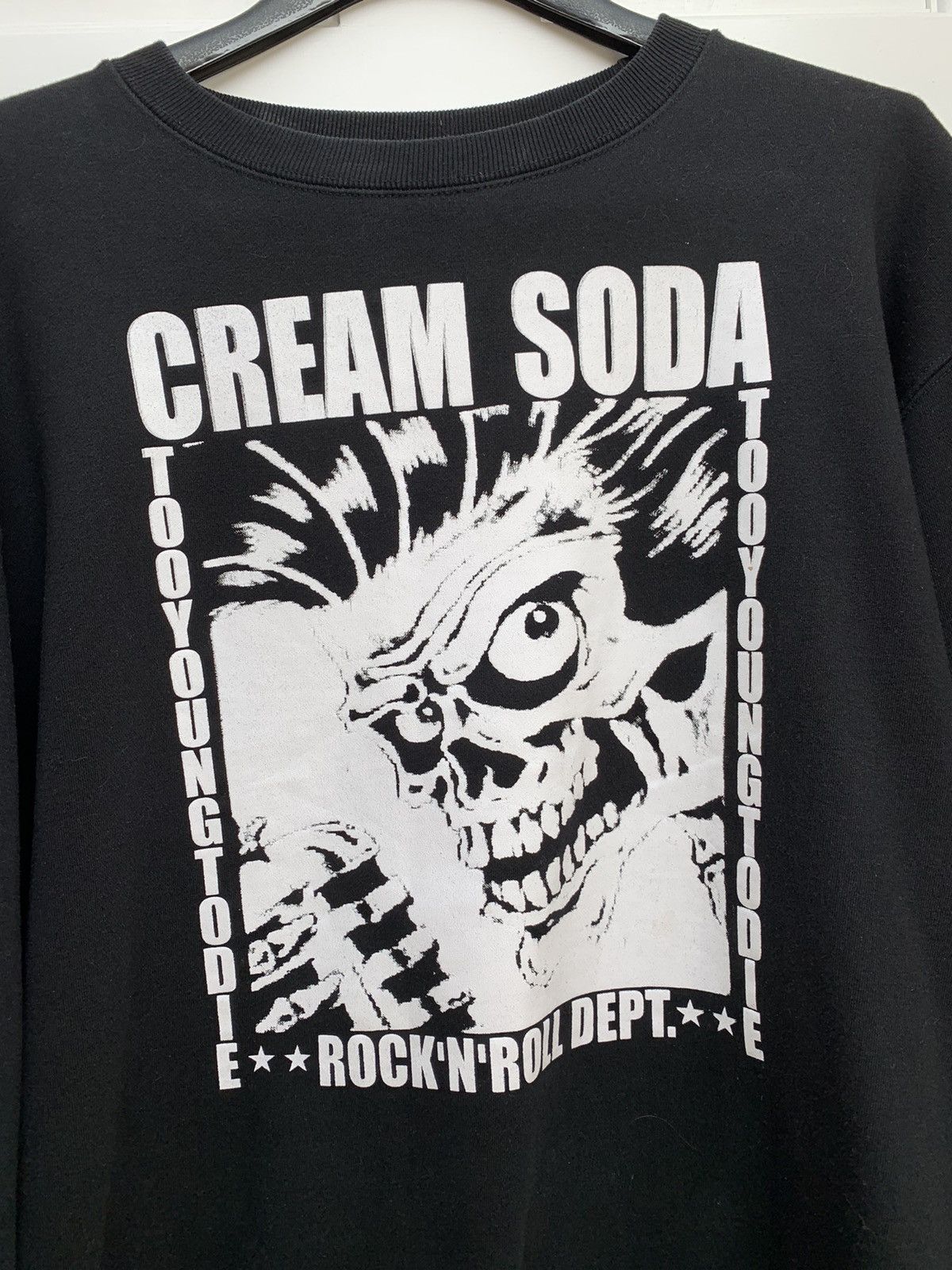 Bounty Hunter BOH Bounty Hunter Cream Soda Rock N Roll Icon Spellout Crew Size US L / EU 52-54 / 3 - 4 Thumbnail