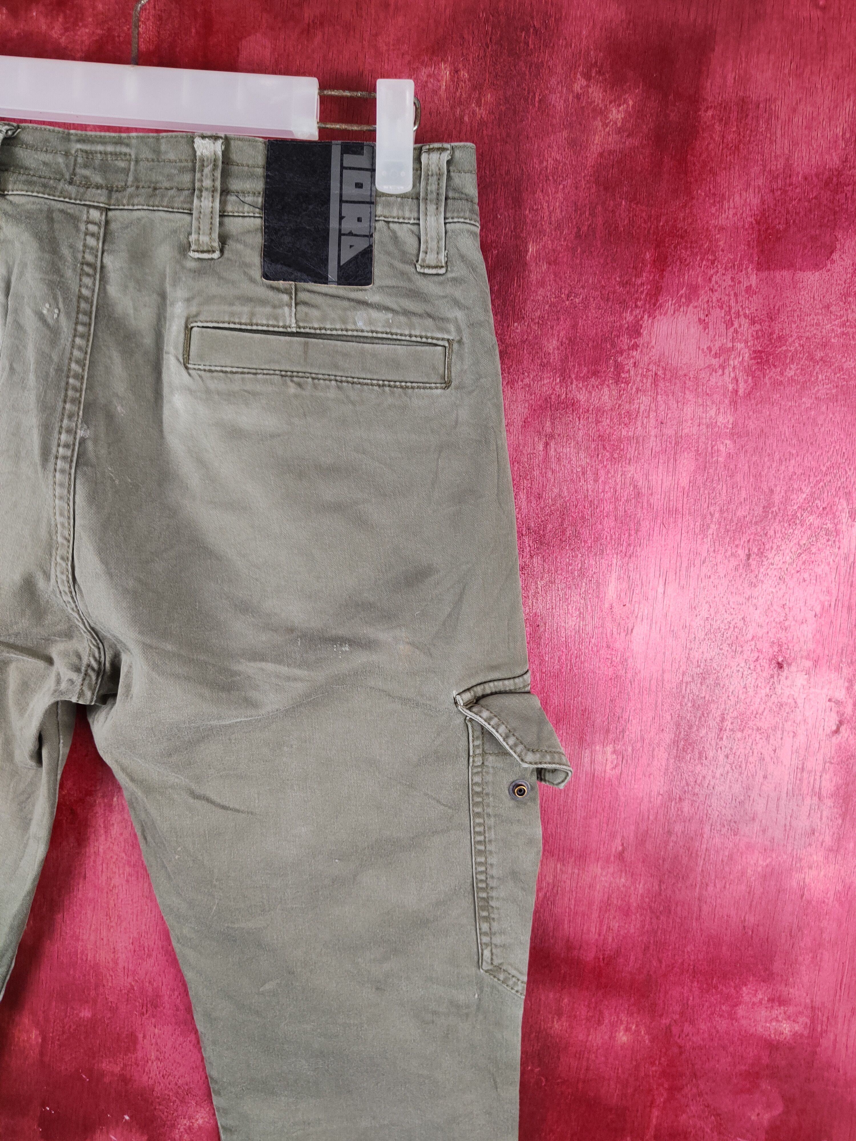 Japanese Brand Tora Gray Multi Pocket Tactical Cargo Pants #S719 Size US 32 / EU 48 - 11 Thumbnail