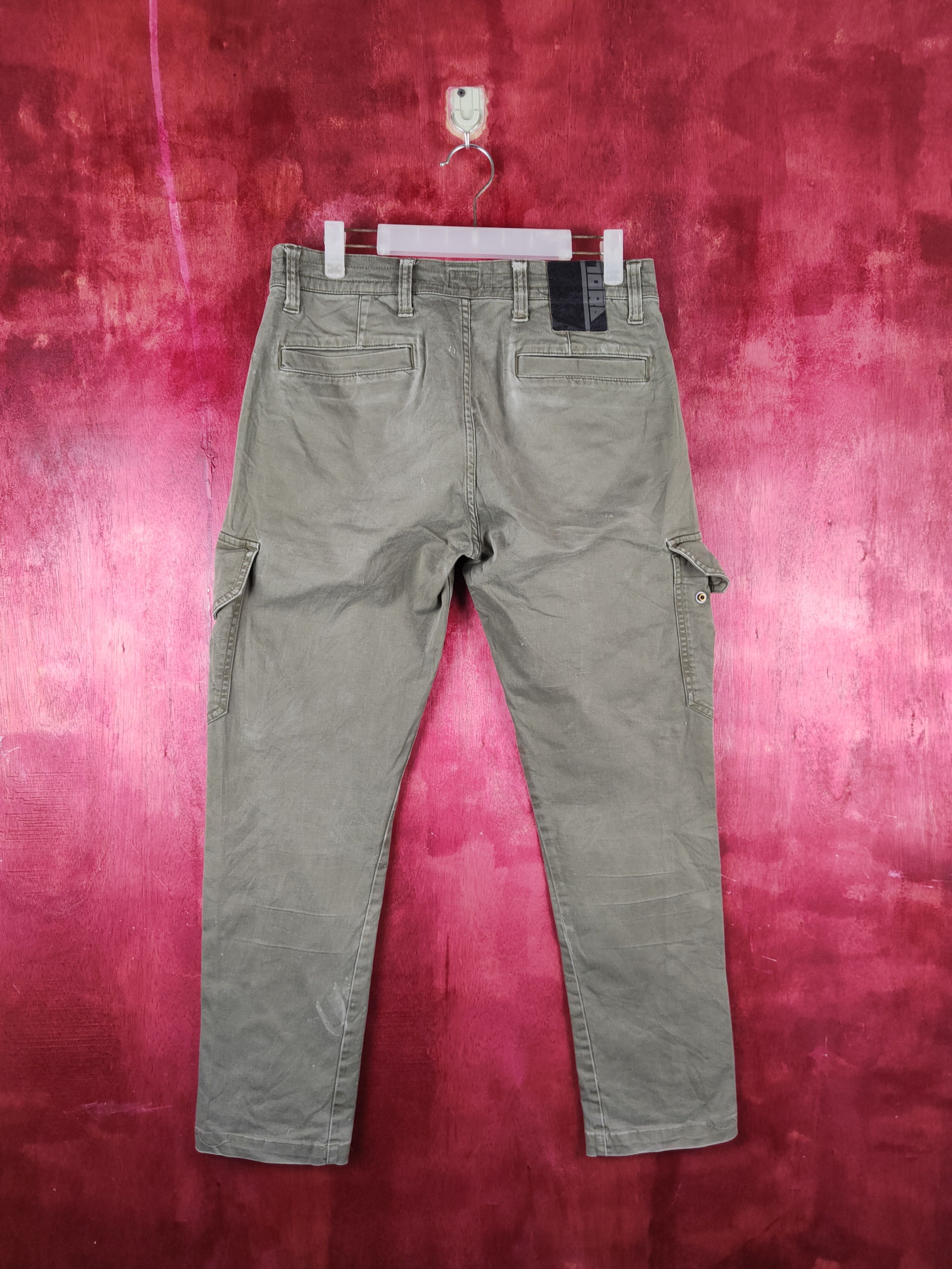 Japanese Brand Tora Gray Multi Pocket Tactical Cargo Pants #S719 Size US 32 / EU 48 - 7 Thumbnail
