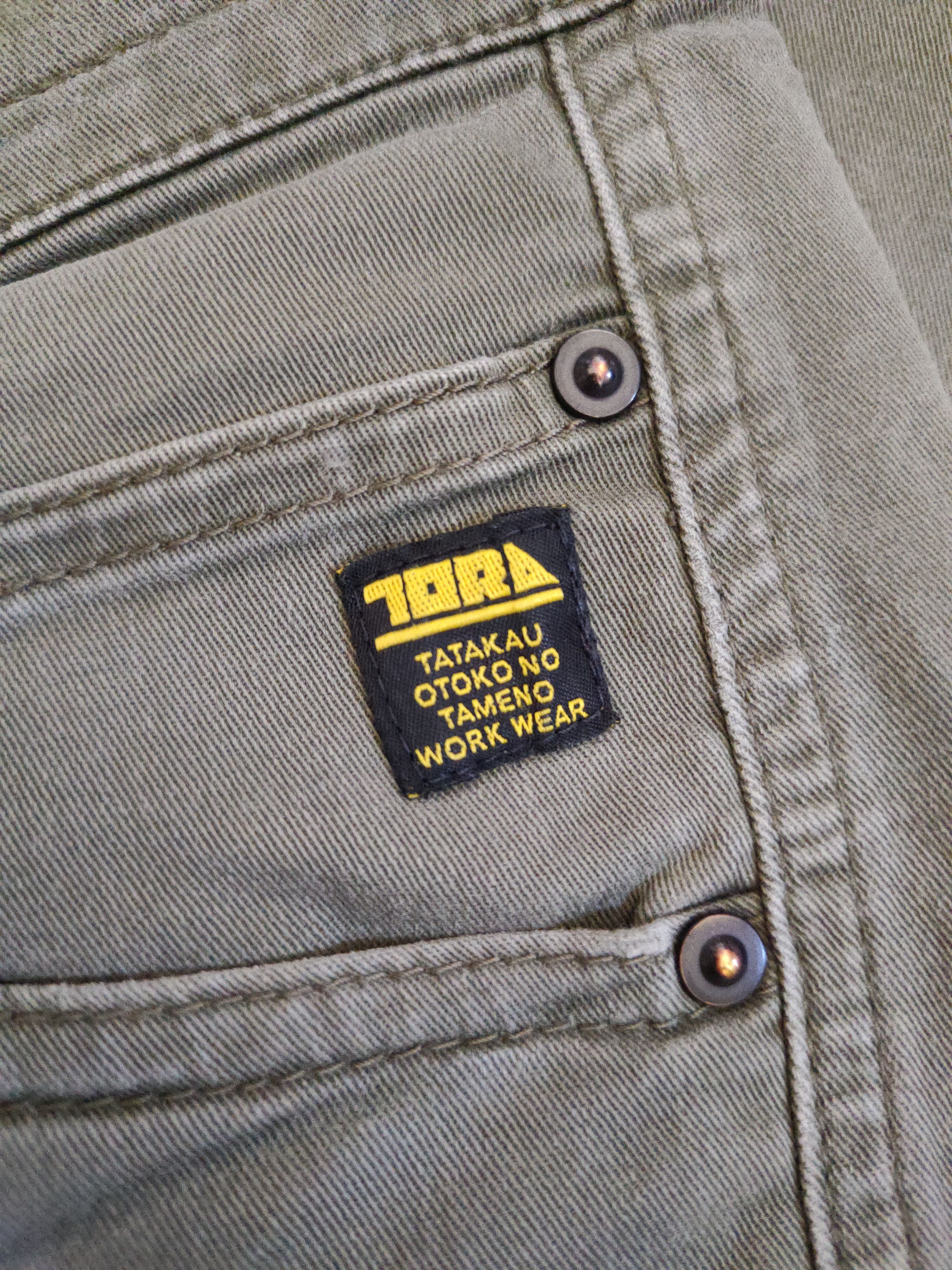 Japanese Brand Tora Gray Multi Pocket Tactical Cargo Pants #S719 Size US 32 / EU 48 - 15 Thumbnail