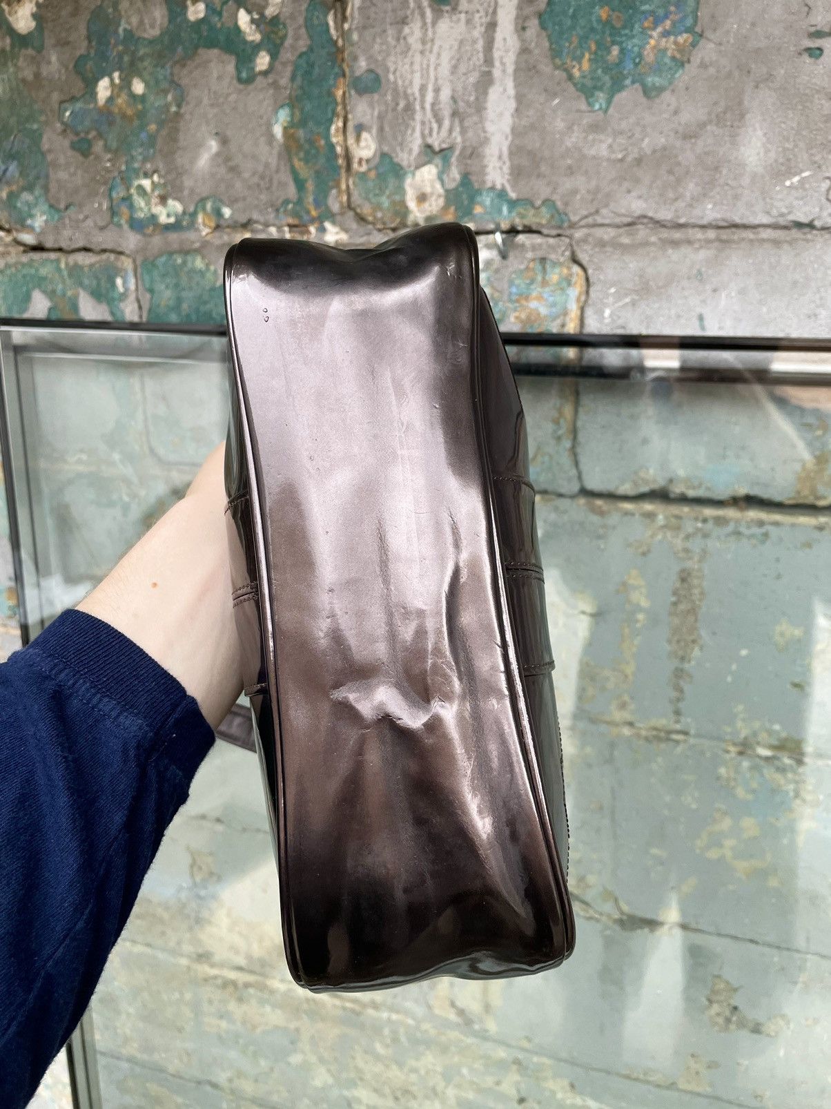 Nike × Vintage Nike Japanese Metallic Stylish Shoulder Tote Bag Y2K Size ONE SIZE - 5 Thumbnail