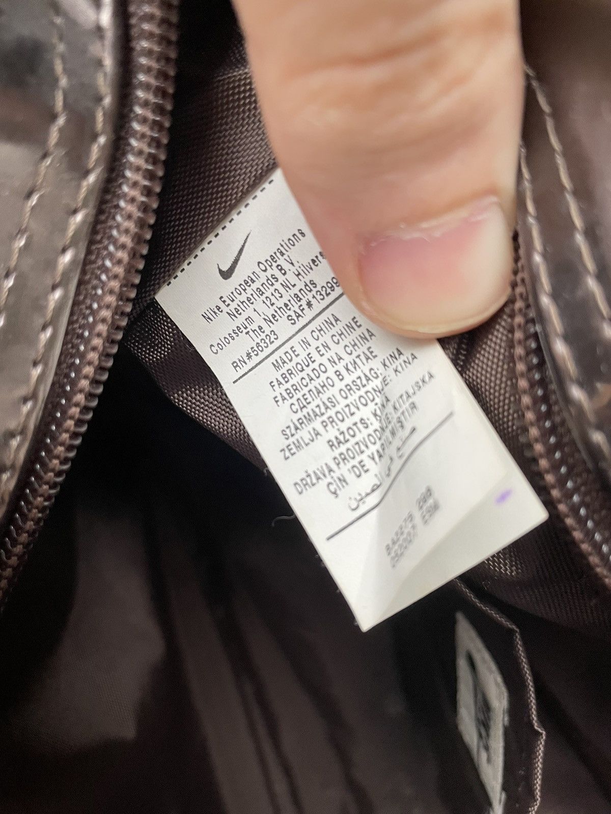 Nike × Vintage Nike Japanese Metallic Stylish Shoulder Tote Bag Y2K Size ONE SIZE - 8 Thumbnail
