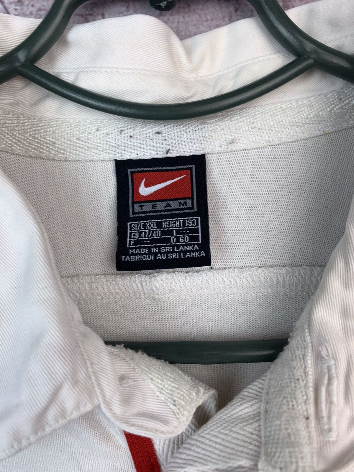 Nike Nike England Rugby Vintage Long Sleeve Polo Shirt Size US XXL / EU 58 / 5 - 13 Thumbnail