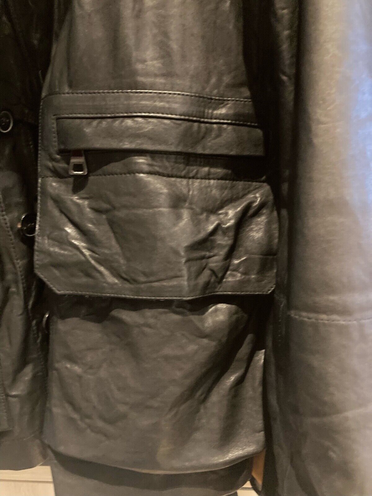 Balmain Balmain by Christophe DECARNIN men M65 leather parka jacket Size US M / EU 48-50 / 2 - 5 Thumbnail