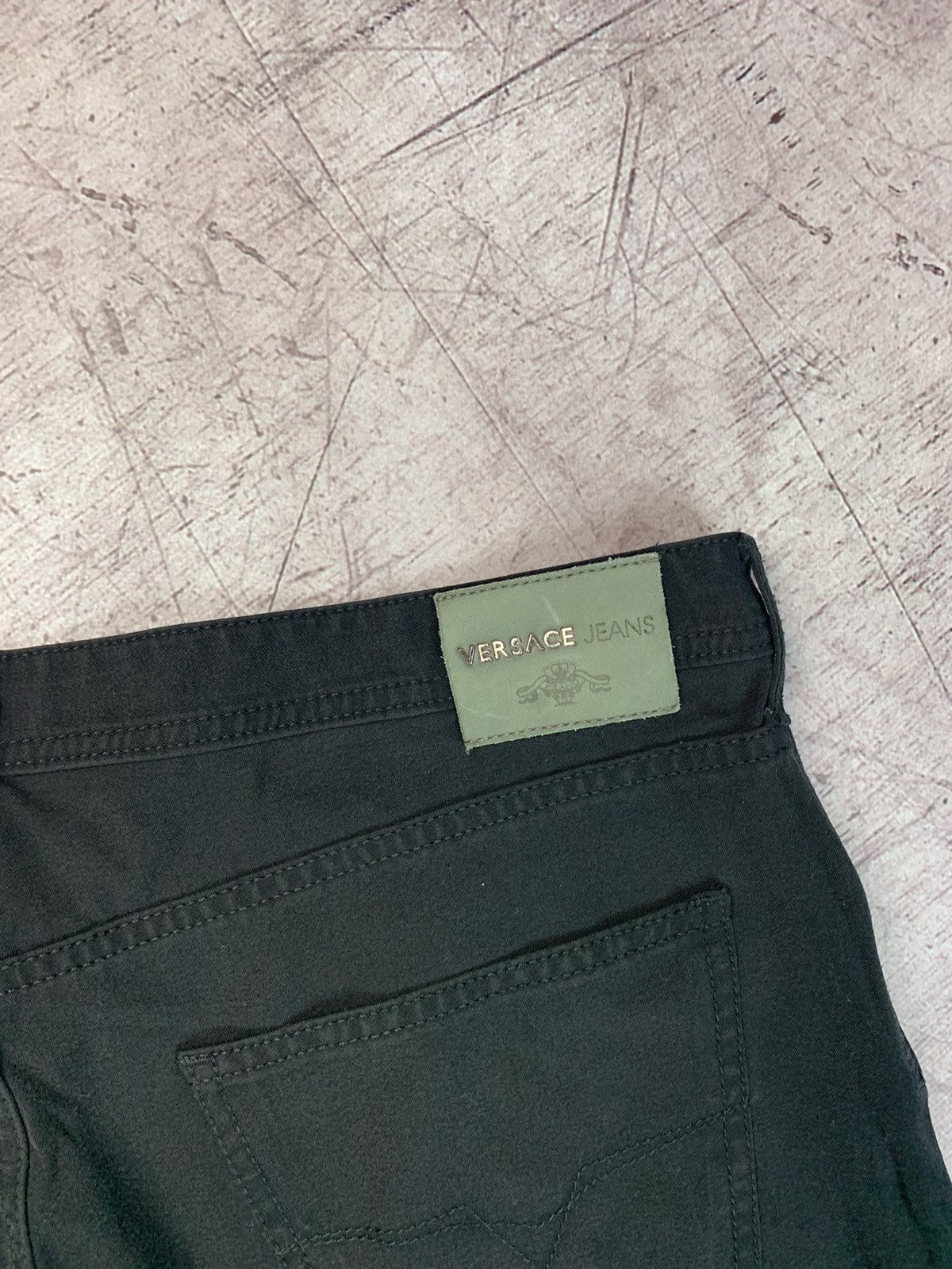 Versace × Vintage Versace Mens Black Denim Pants Jeans Size US 38 / EU 54 - 9 Thumbnail