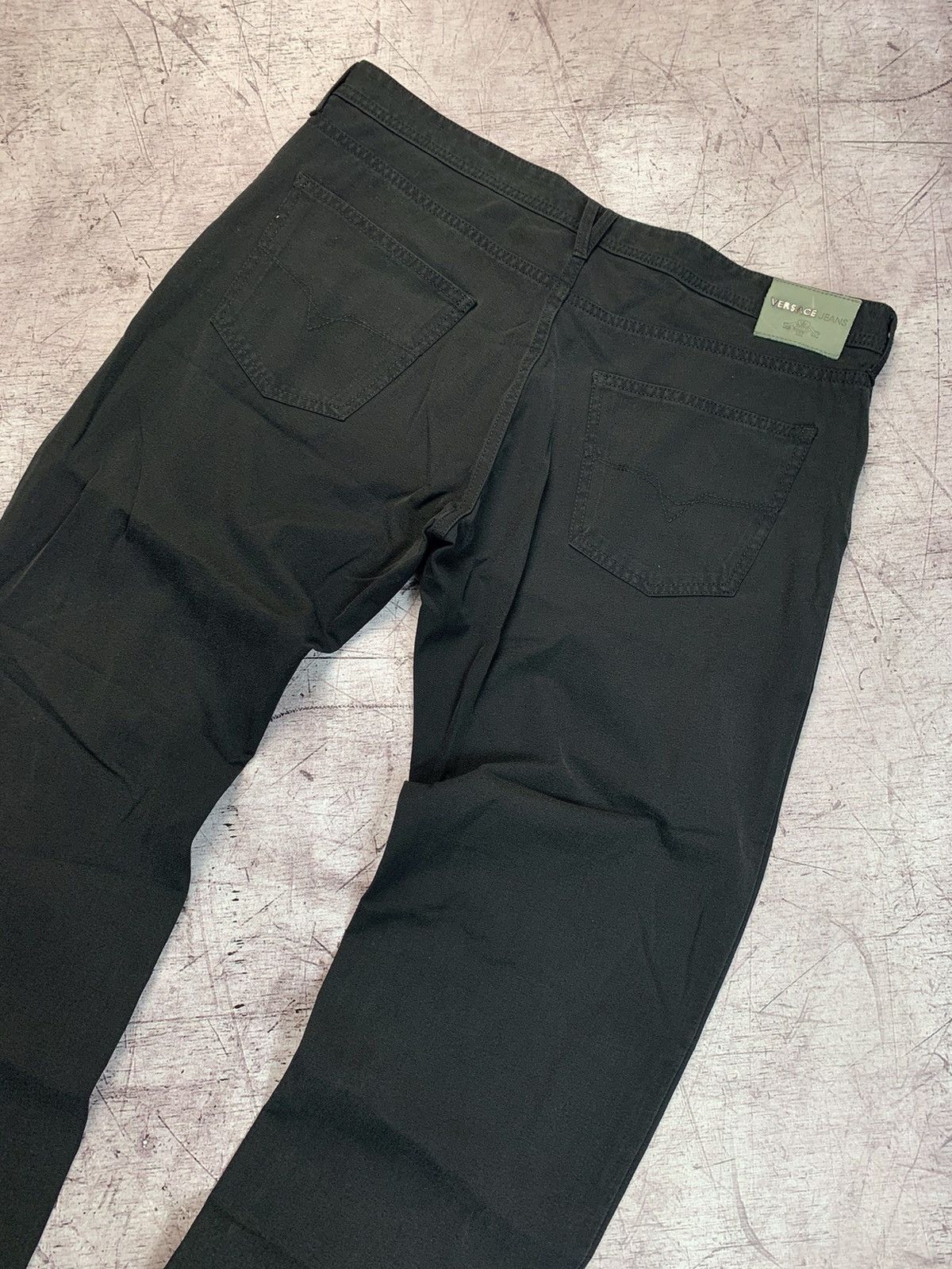 Versace × Vintage Versace Mens Black Denim Pants Jeans Size US 38 / EU 54 - 4 Thumbnail