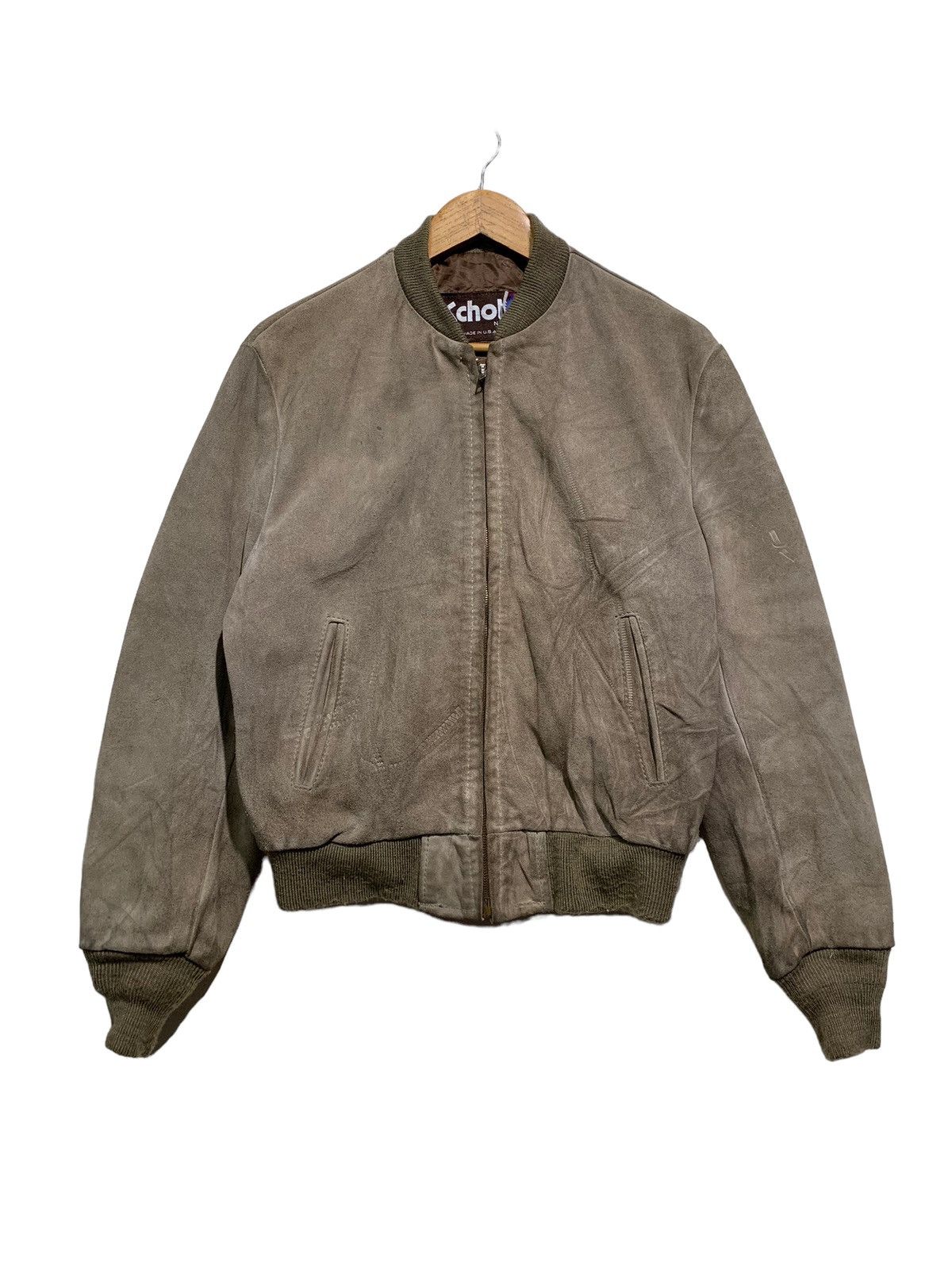 Genuine Leather 🔥VTG 90S SCHOTT SUEDE LEATHER JACKETS Size US M / EU 48-50 / 2 - 1 Thumbnail