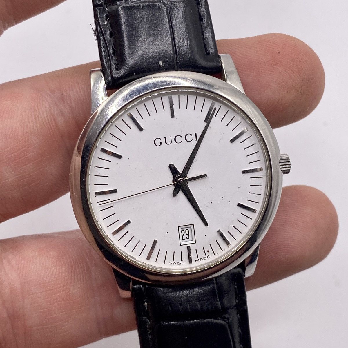 Gucci Gucci Authentic 5600M Watch Silver Quartz | Grailed
