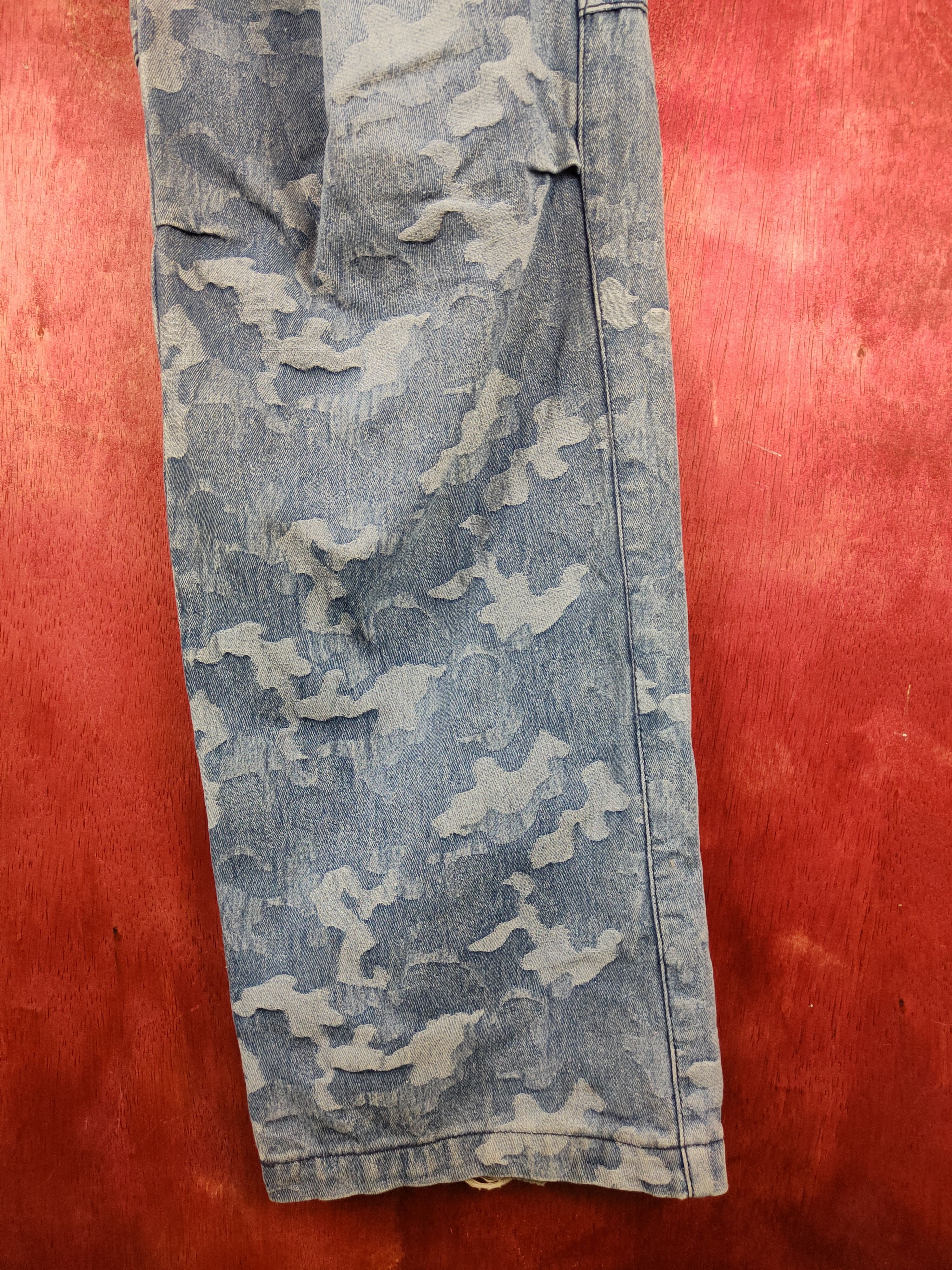 In The Attic DL In The Attic Homme Camo Multipocket Cargo Pants #S738 Size US 31 - 7 Thumbnail