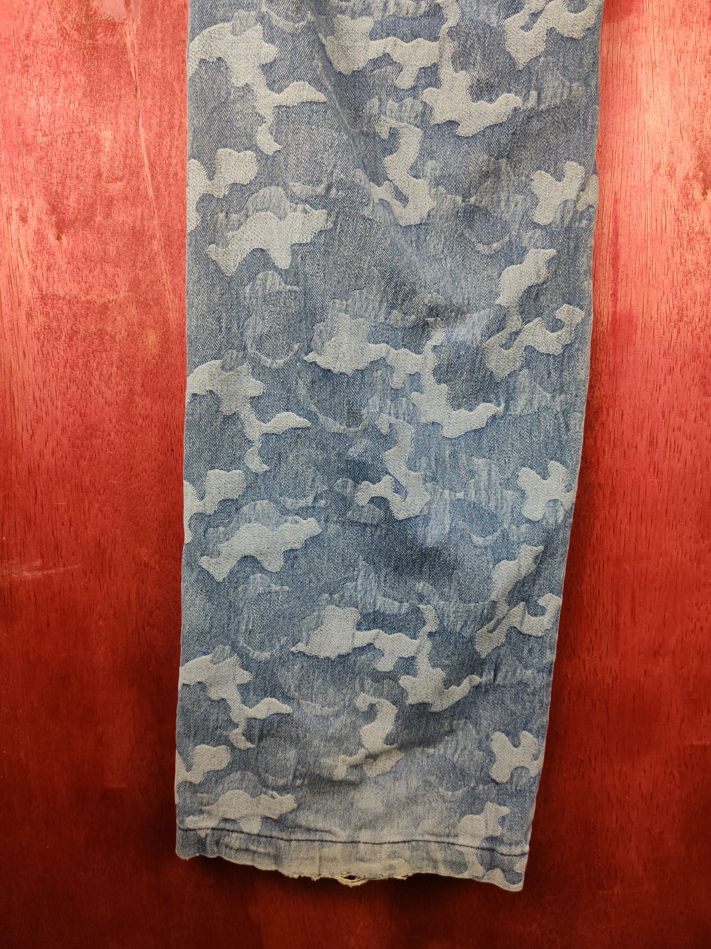 In The Attic DL In The Attic Homme Camo Multipocket Cargo Pants #S738 Size US 31 - 10 Thumbnail