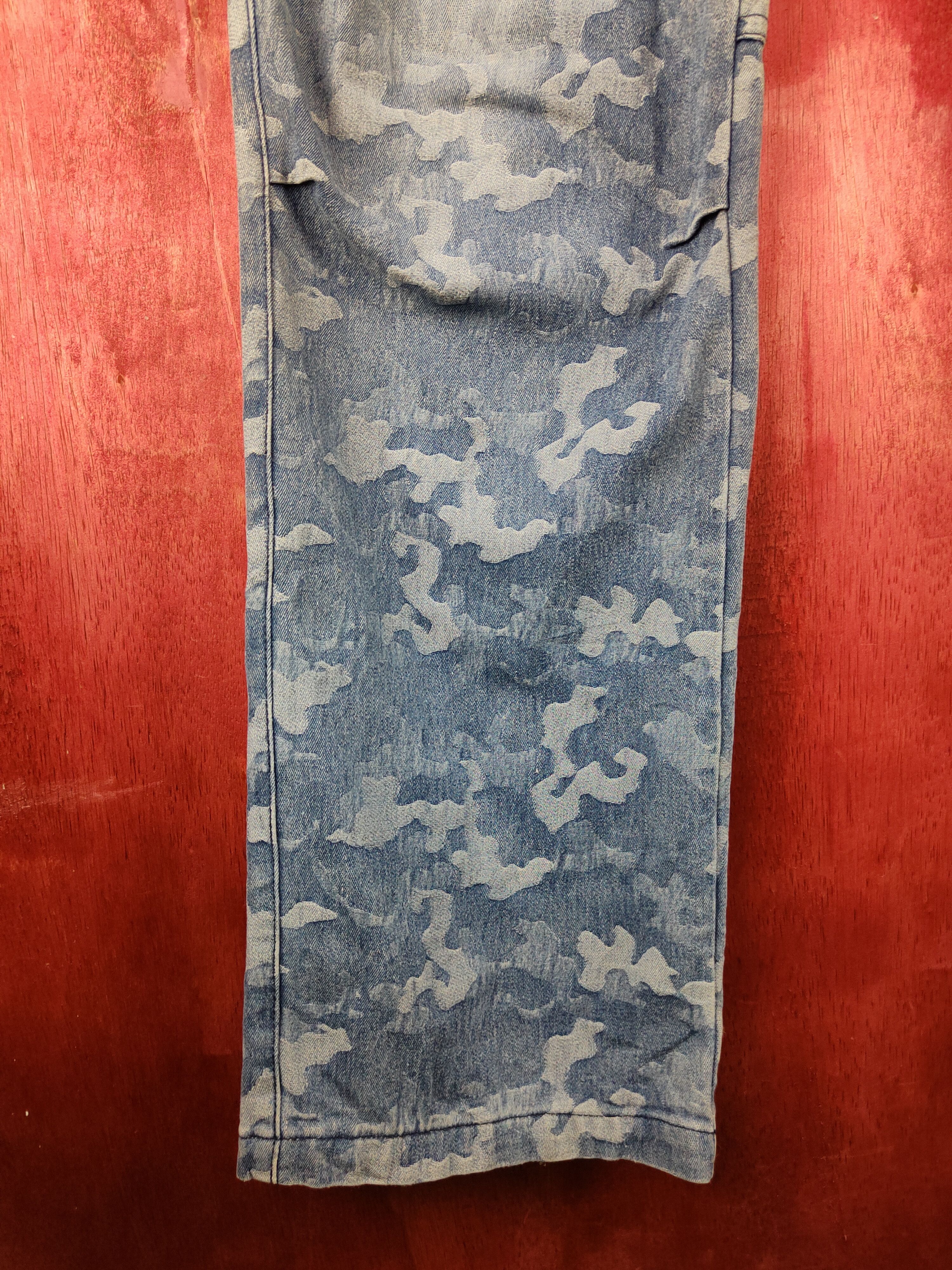 In The Attic DL In The Attic Homme Camo Multipocket Cargo Pants #S738 Size US 31 - 5 Thumbnail