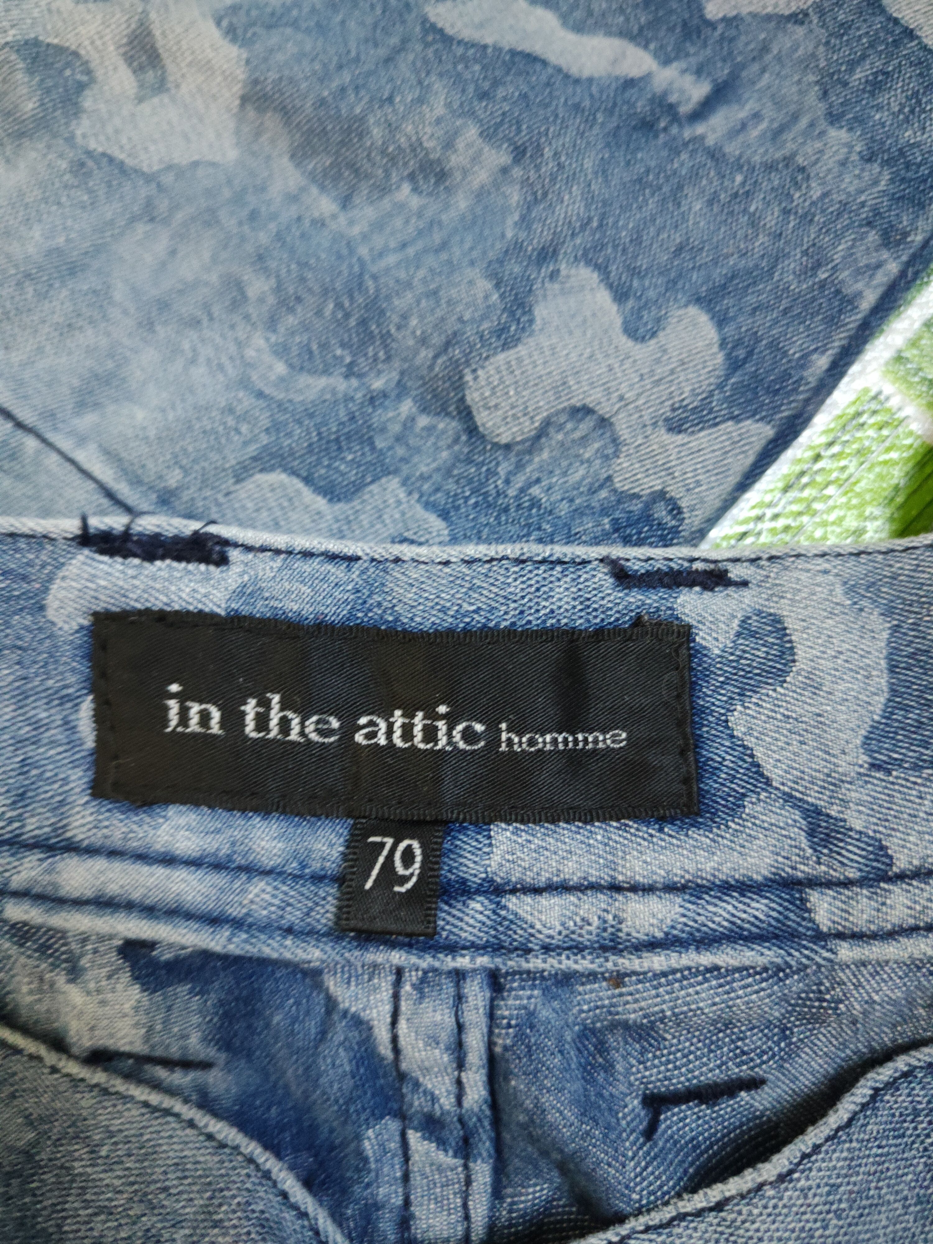 In The Attic DL In The Attic Homme Camo Multipocket Cargo Pants #S738 Size US 31 - 15 Thumbnail