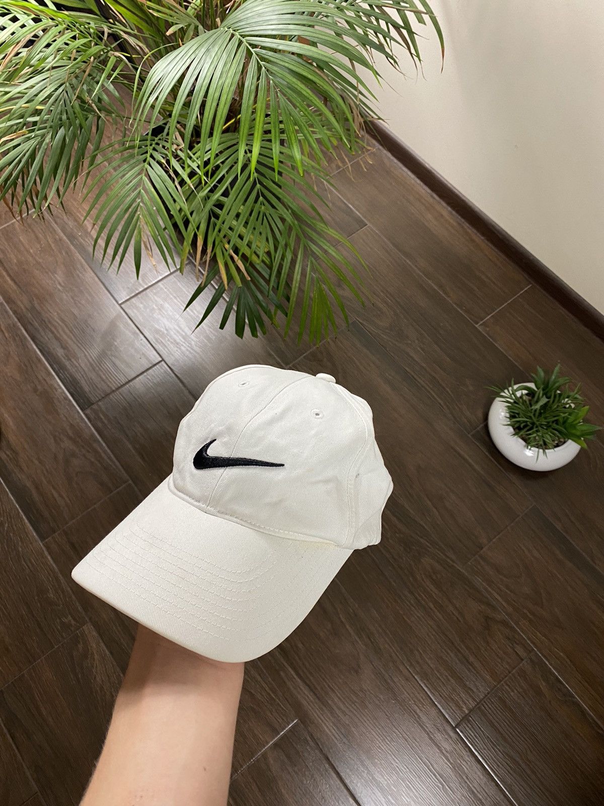 Nike × Vintage ❤️‍🔥❤️‍🔥Vintage Nike Cap Center Swoosh Drill Snapback 90s Size ONE SIZE - 2 Thumbnail