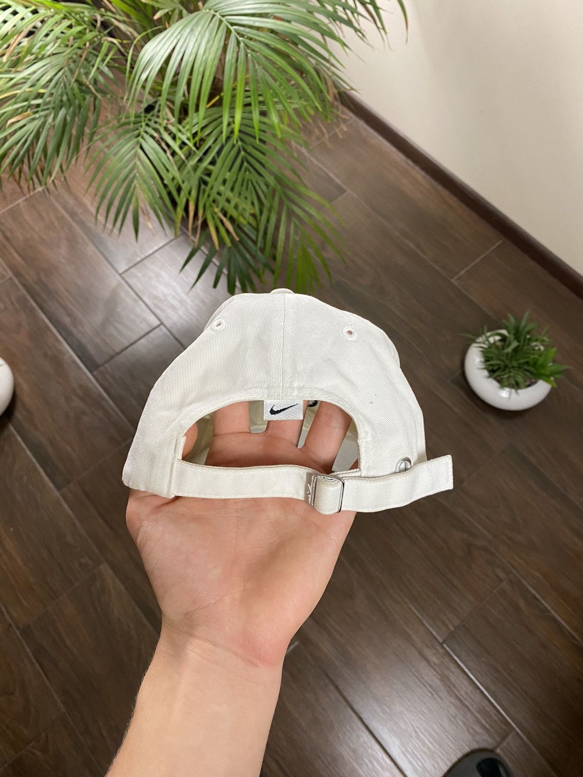 Nike × Vintage ❤️‍🔥❤️‍🔥Vintage Nike Cap Center Swoosh Drill Snapback 90s Size ONE SIZE - 3 Thumbnail