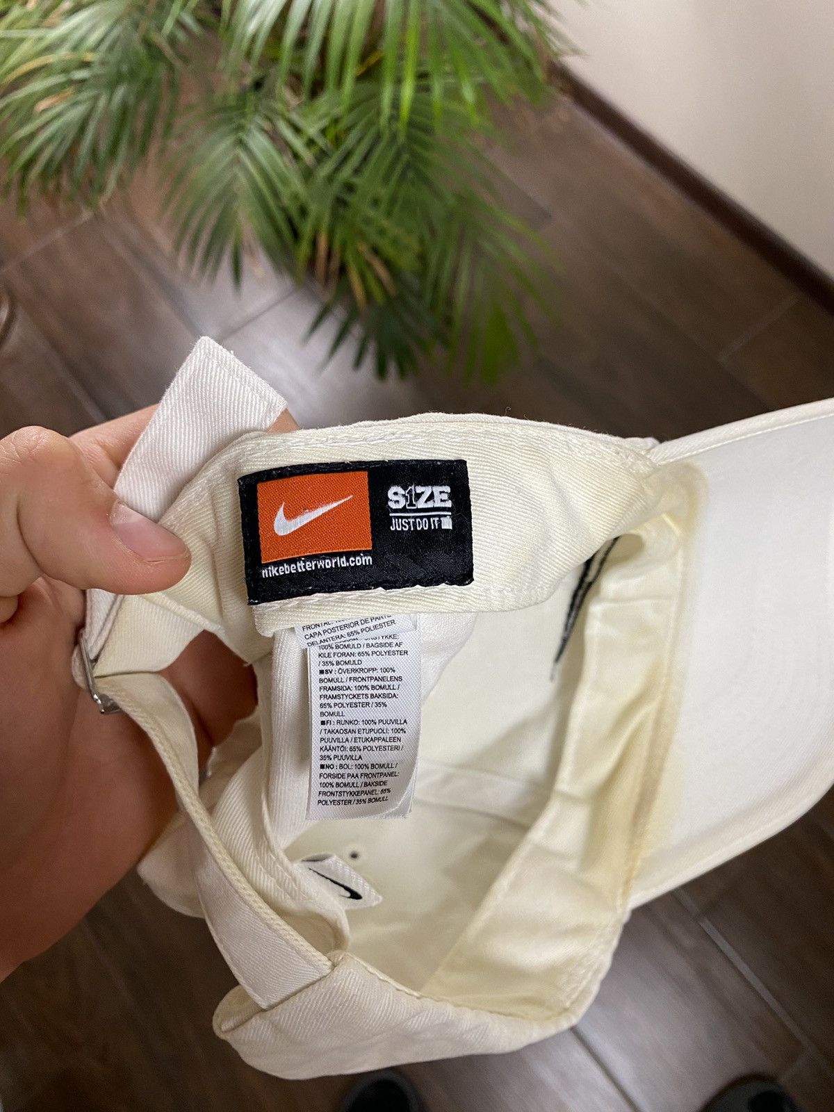 Nike × Vintage ❤️‍🔥❤️‍🔥Vintage Nike Cap Center Swoosh Drill Snapback 90s Size ONE SIZE - 4 Thumbnail
