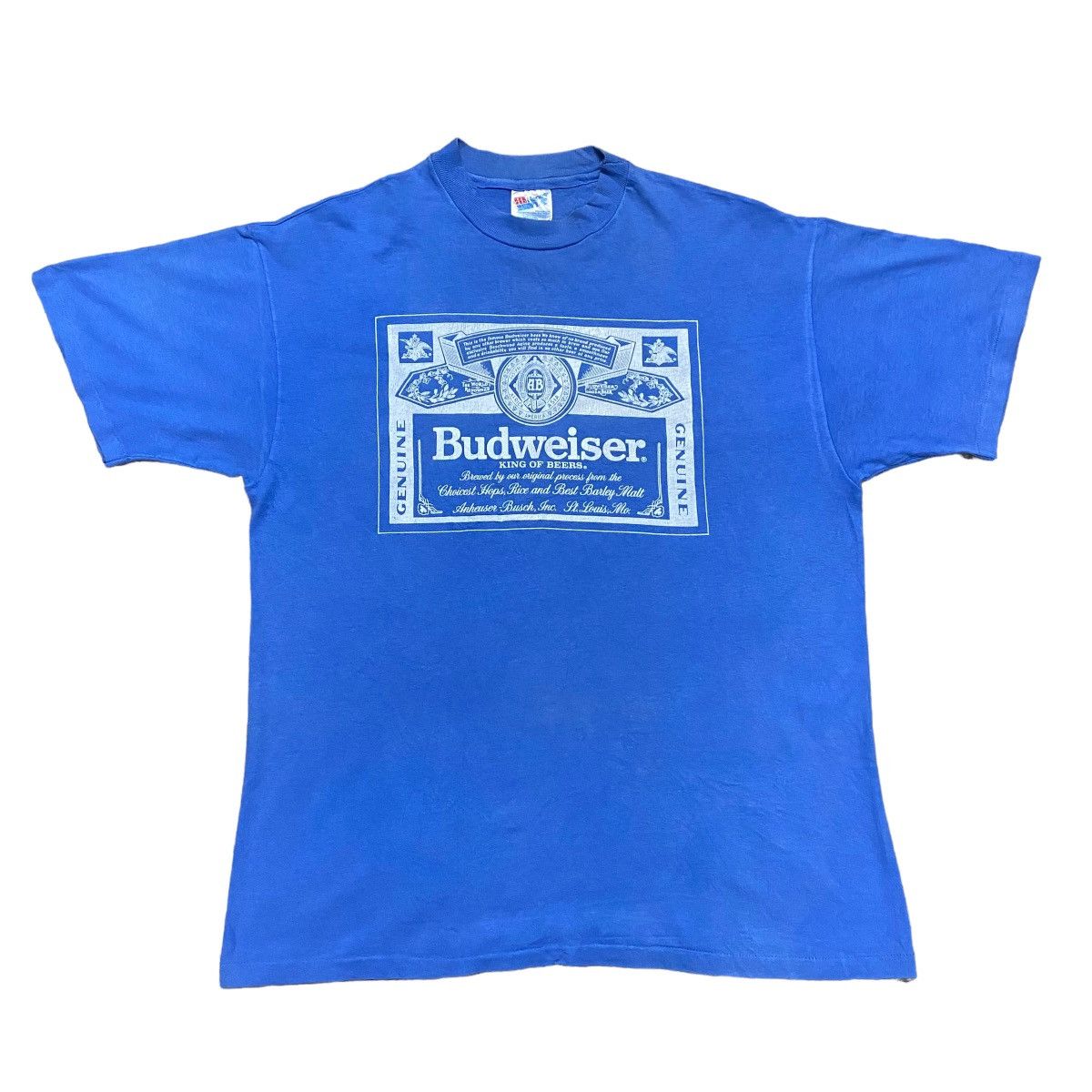 Budweiser × Vintage Vintage Budweiser Pool Billiards Shirt Single 