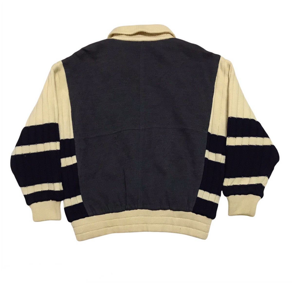 Japanese Brand × Sports Specialties PS Hockey Pia Sports Wool & Knit Sleeve Jacket Size US M / EU 48-50 / 2 - 2 Thumbnail