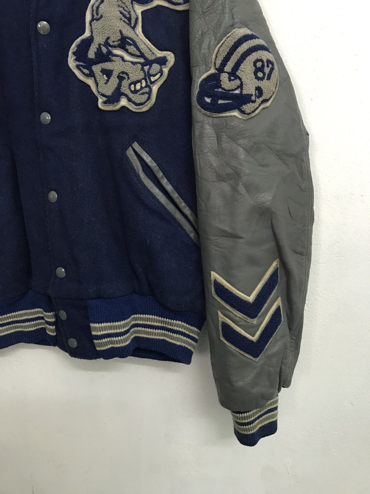 Japanese Brand Vtg Catch Ball Sportwear Genuine Flynntan Varsity Jacket Size US L / EU 52-54 / 3 - 6 Thumbnail