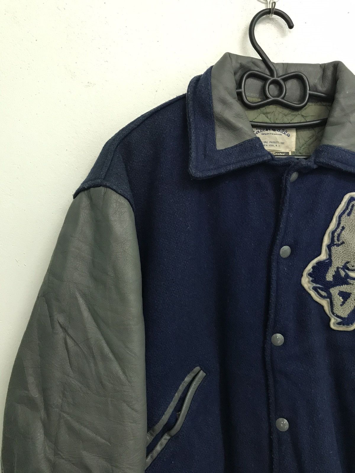 Japanese Brand Vtg Catch Ball Sportwear Genuine Flynntan Varsity Jacket Size US L / EU 52-54 / 3 - 4 Thumbnail