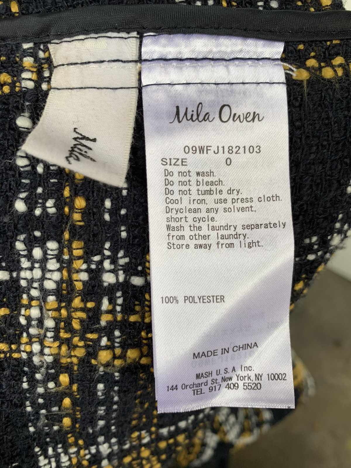 Designer Mila Owen Button Up Knit Jacket Size M / US 6-8 / IT 42-44 - 8 Thumbnail