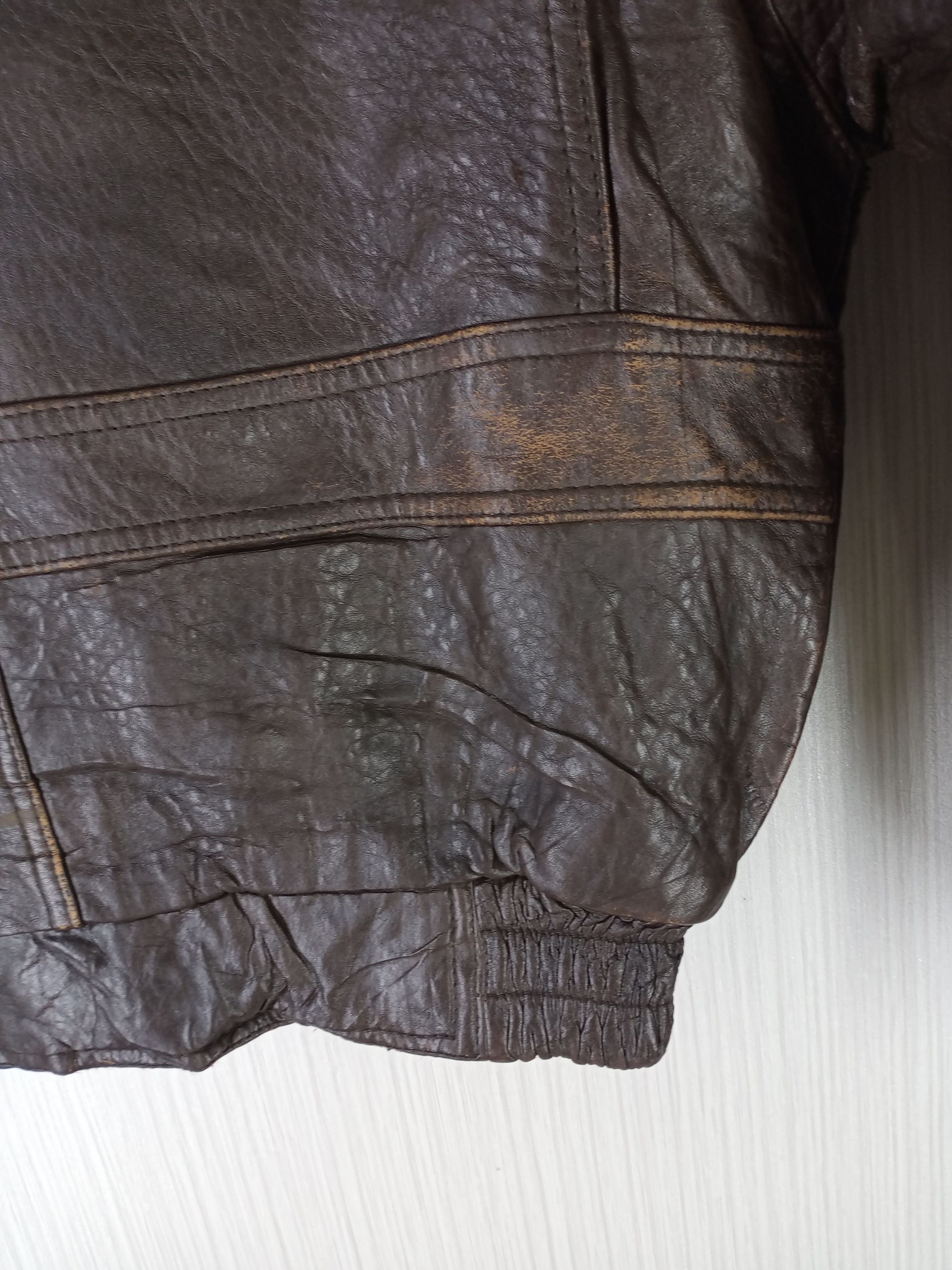 Japanese Brand Vintage 90s Military collection Uniform Leather Jacket Size US M / EU 48-50 / 2 - 5 Thumbnail
