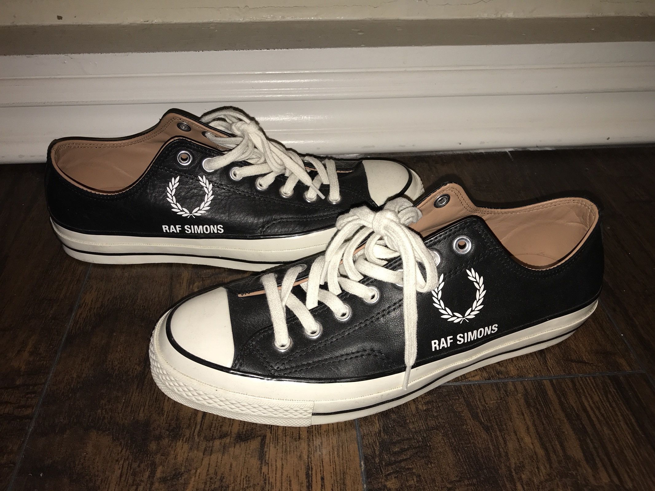 Raf Simons 1-of-1 Raf Simons x Fred Perry x Converse | Grailed