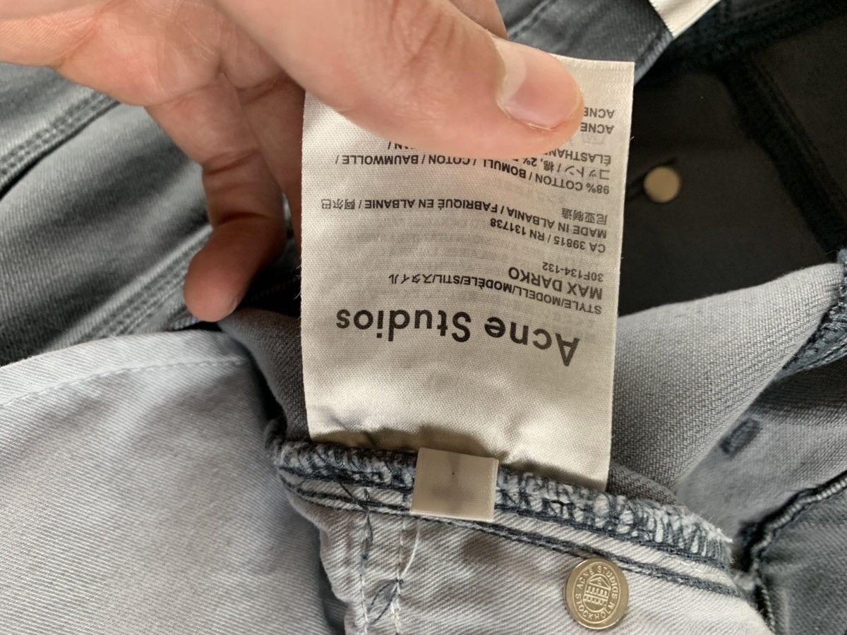 Acne Studios 29 x 32 Max Denim in Darko Grey Size US 30 / EU 46 - 10 Thumbnail