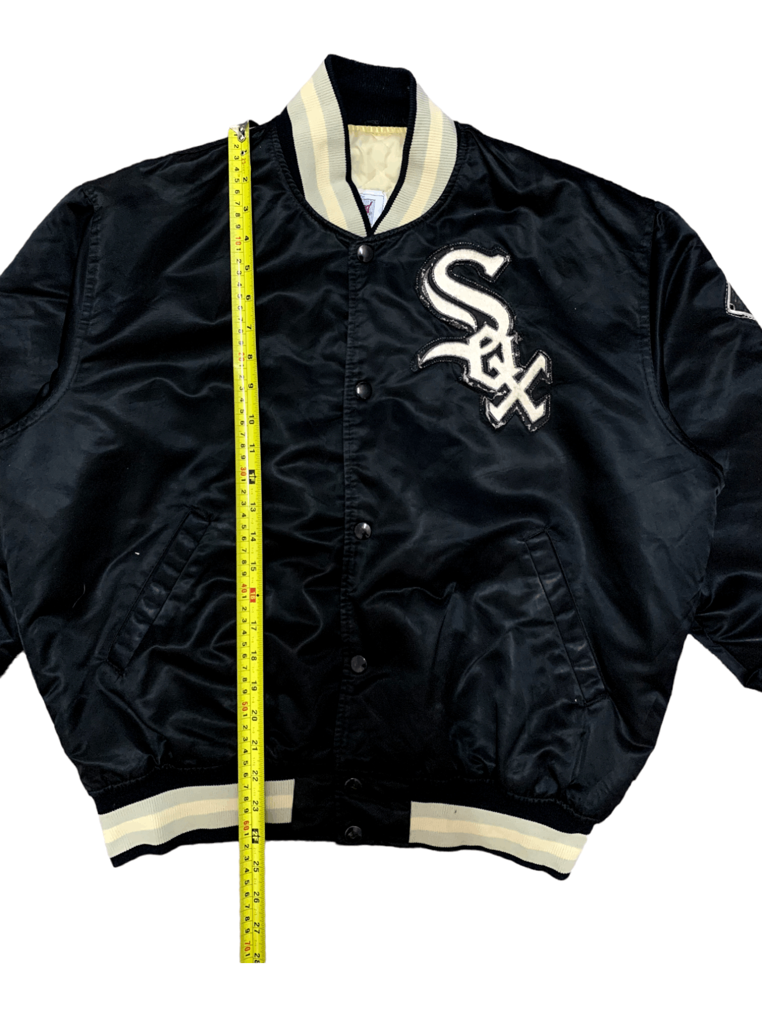 Starter Vintage Chicago White Sox Starter MLB Satin Bomber Jacket Size US L / EU 52-54 / 3 - 14 Thumbnail
