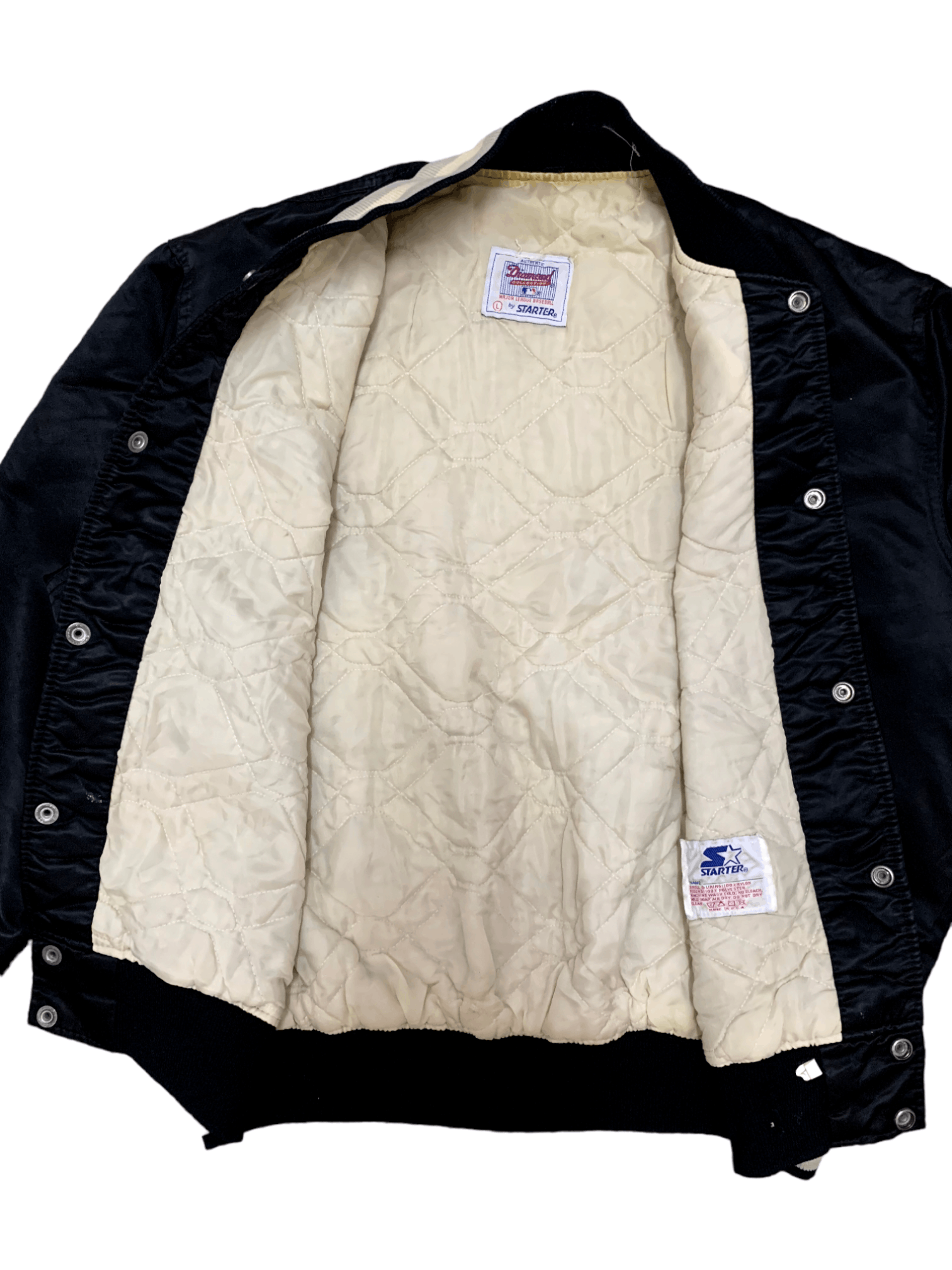 Starter Vintage Chicago White Sox Starter MLB Satin Bomber Jacket Size US L / EU 52-54 / 3 - 5 Thumbnail