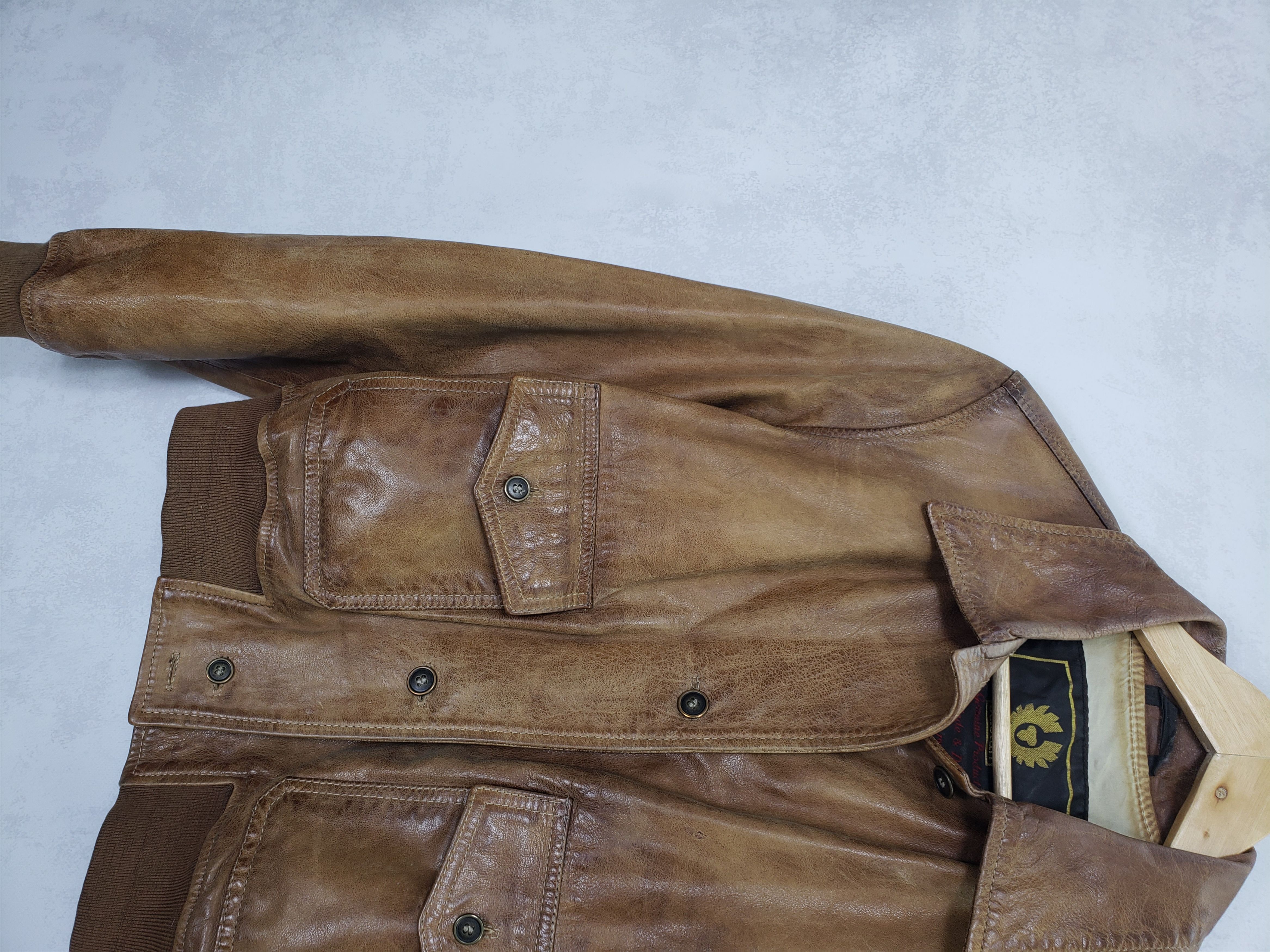 Belstaff × Vintage Rare vintage Belstaff gold Aviator leather jacket Size US S / EU 44-46 / 1 - 5 Thumbnail