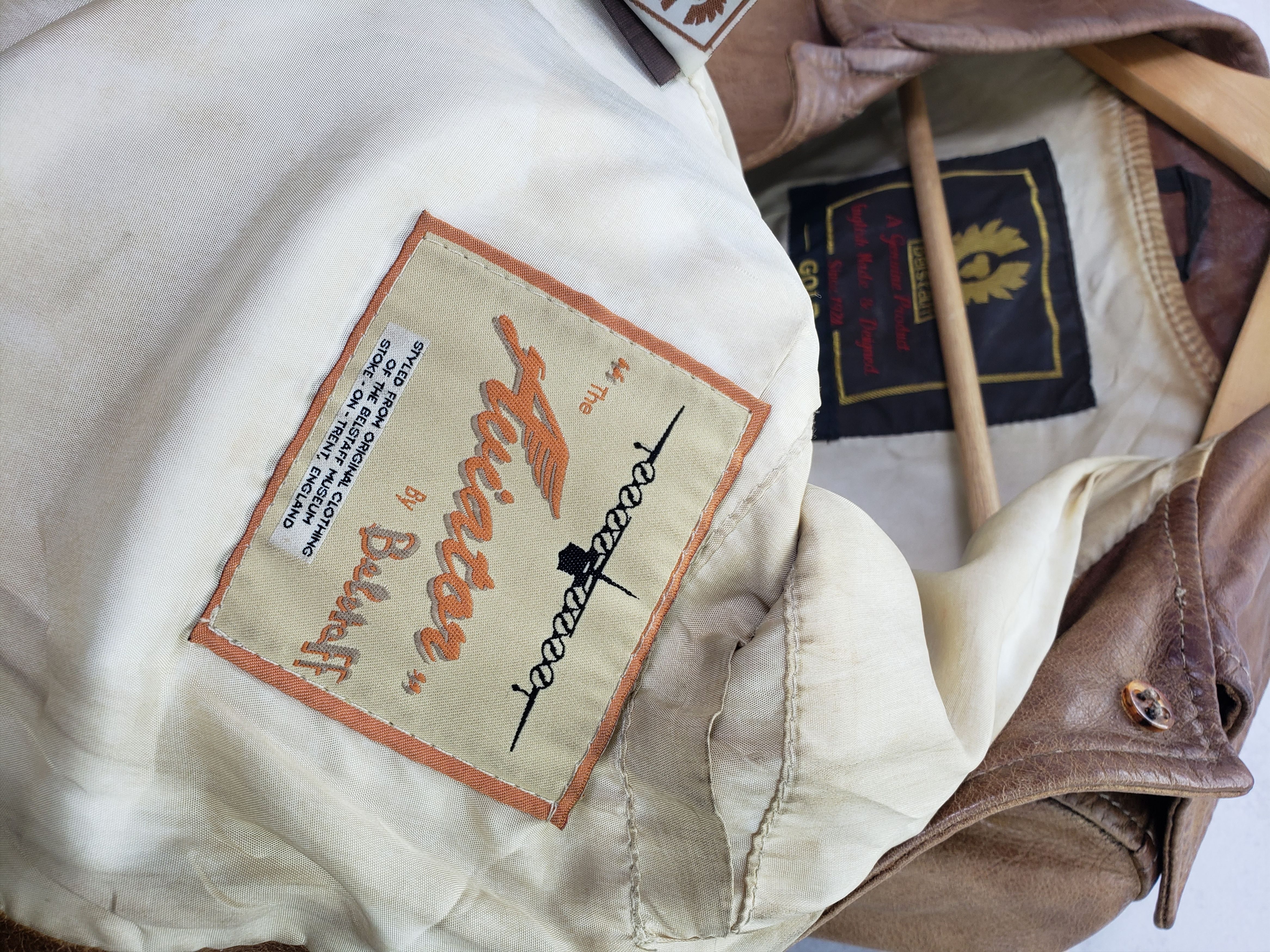 Belstaff × Vintage Rare vintage Belstaff gold Aviator leather jacket Size US S / EU 44-46 / 1 - 11 Thumbnail