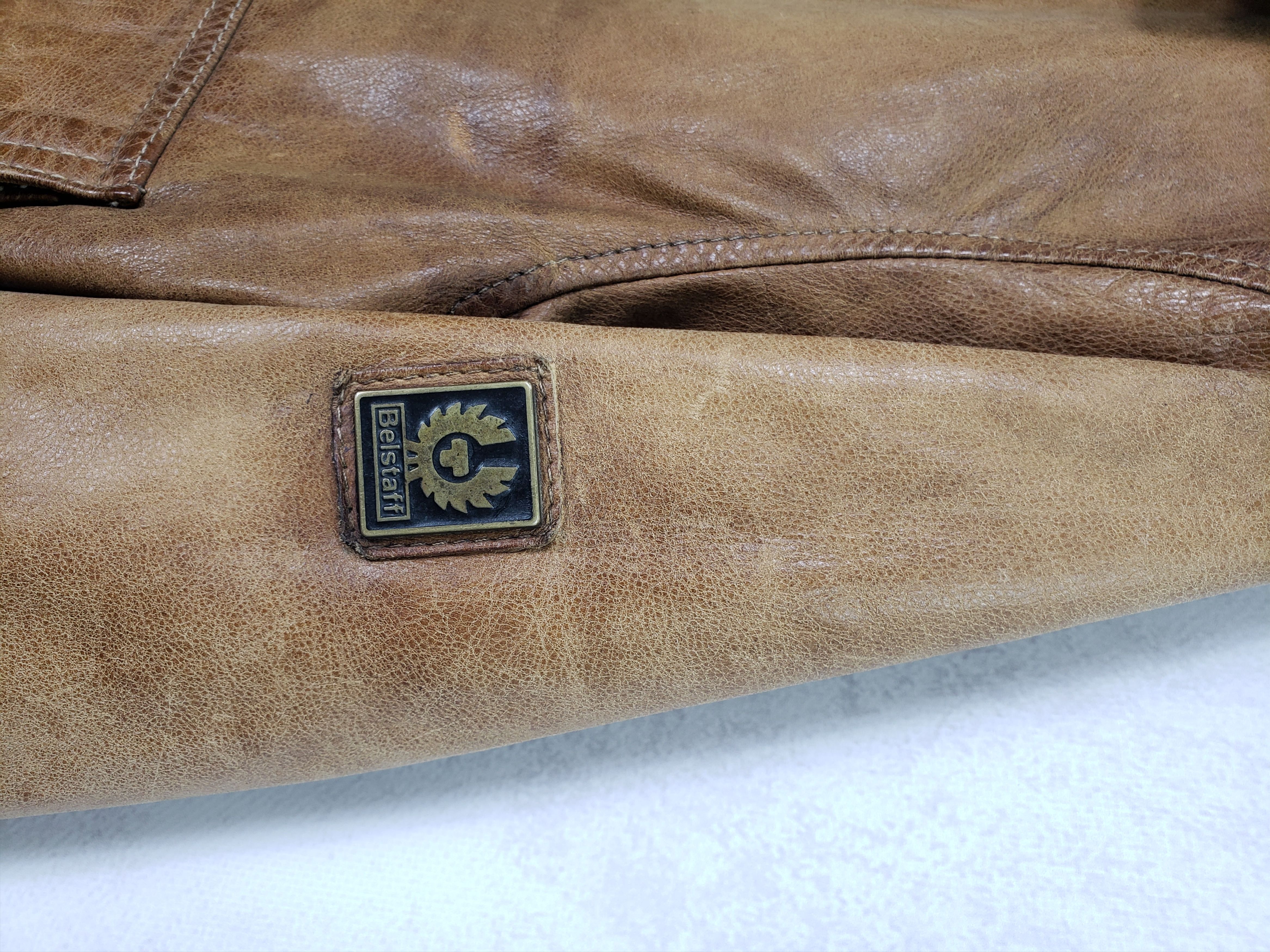 Belstaff × Vintage Rare vintage Belstaff gold Aviator leather jacket Size US S / EU 44-46 / 1 - 7 Thumbnail