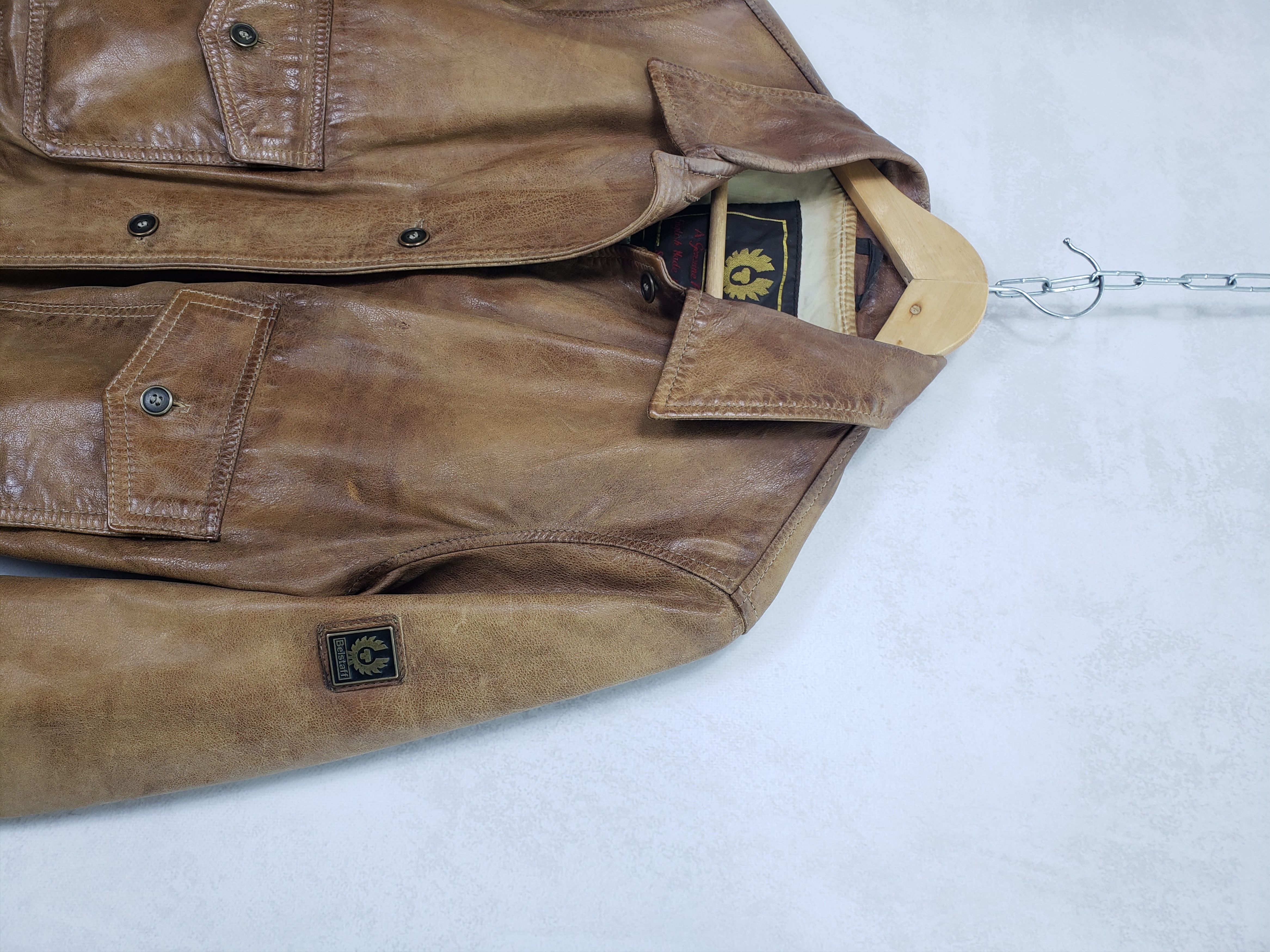 Belstaff × Vintage Rare vintage Belstaff gold Aviator leather jacket Size US S / EU 44-46 / 1 - 4 Thumbnail