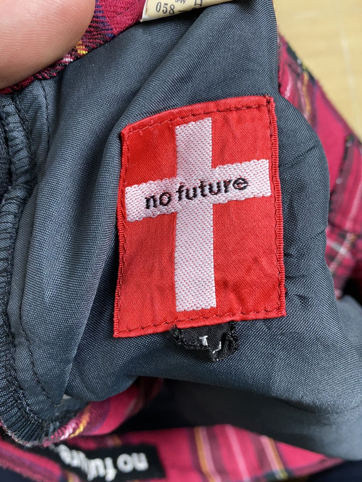 If Six Was Nine × Le Grande Bleu (L.G.B.) × No Future No future Mad Punk RockStar Pant Size US 31 - 8 Thumbnail