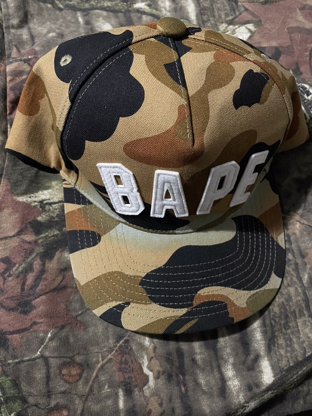 Bape 1st Camo Snapback Cap Size ONE SIZE - 1 Thumbnail