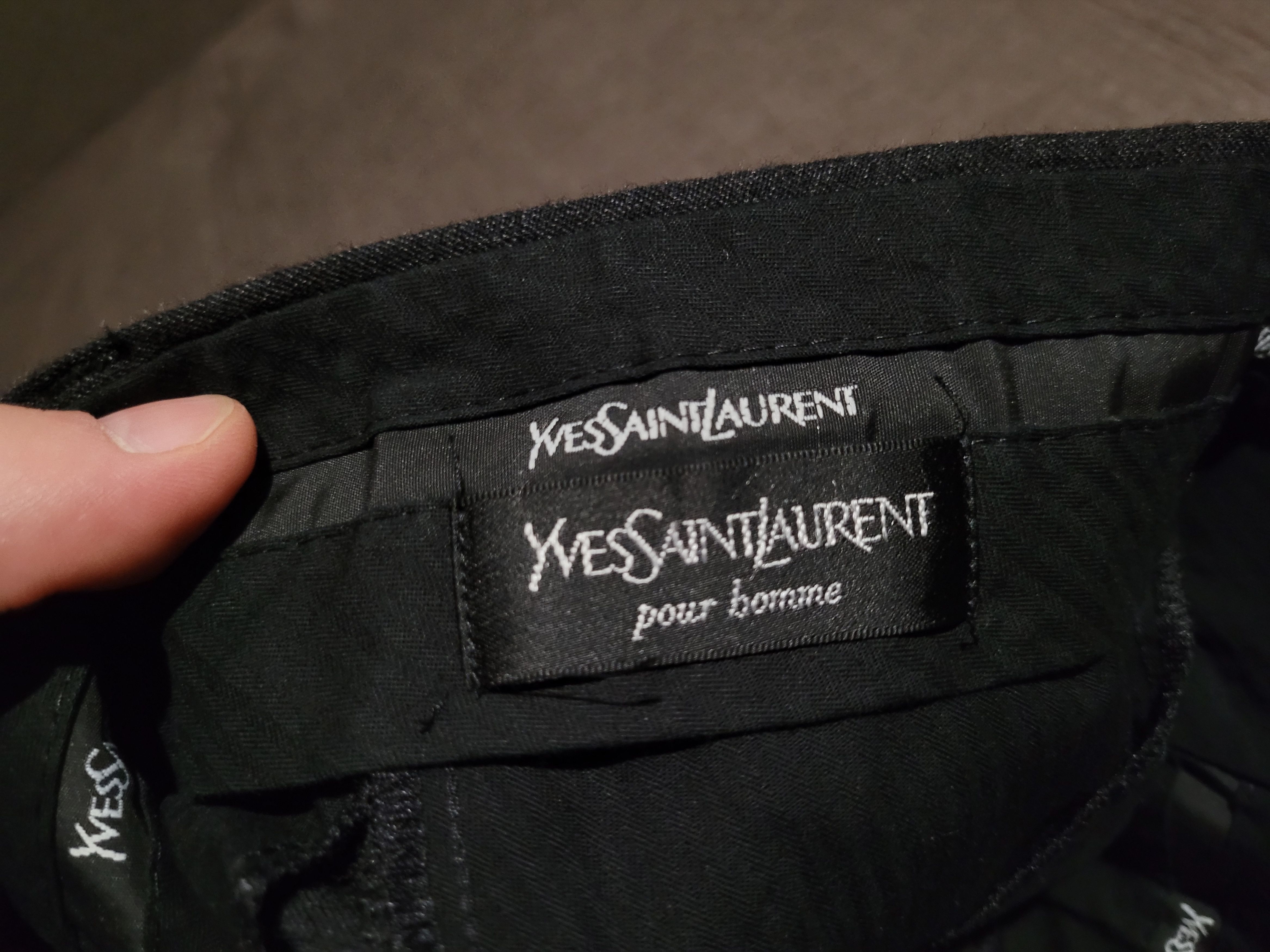Vintage vintage trousers Yves Saint Laurent pants Size 36R - 10 Thumbnail