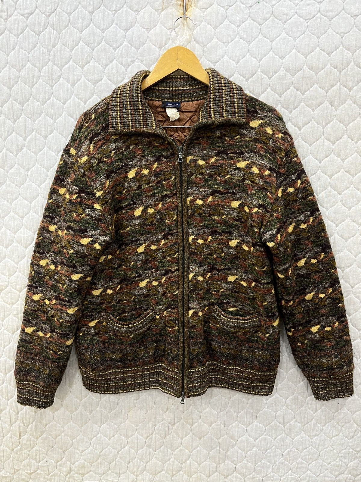 Vintage (Qqq). VINTAGE BOTTO DIAMATA ITALIAN MADE RIRI ZIPPER JACKET Size US M / EU 48-50 / 2 - 1 Thumbnail