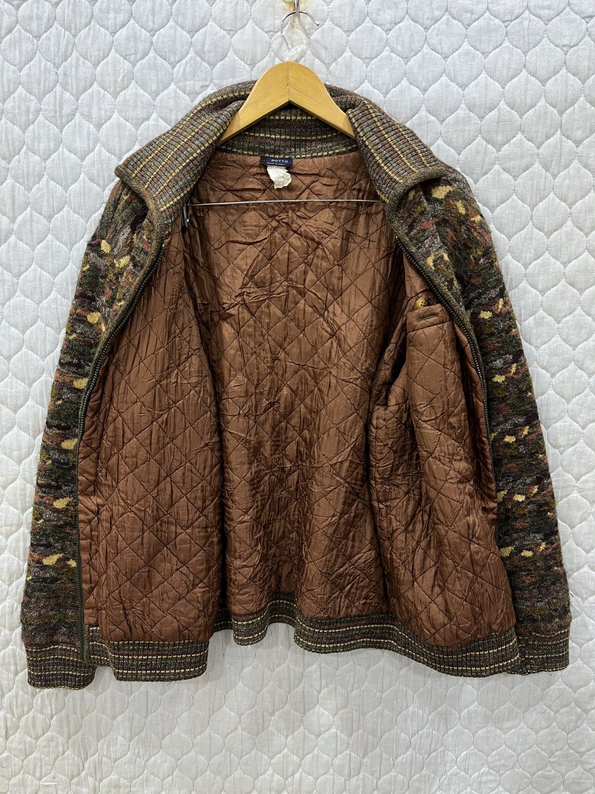 Vintage (Qqq). VINTAGE BOTTO DIAMATA ITALIAN MADE RIRI ZIPPER JACKET Size US M / EU 48-50 / 2 - 7 Thumbnail