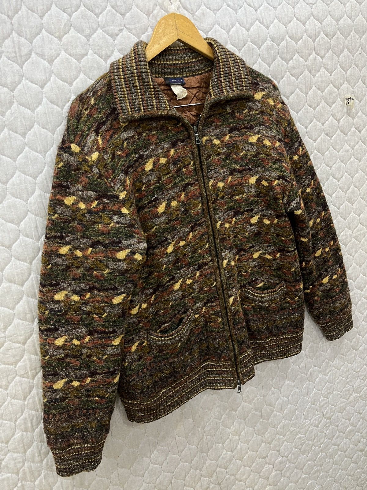 Vintage (Qqq). VINTAGE BOTTO DIAMATA ITALIAN MADE RIRI ZIPPER JACKET Size US M / EU 48-50 / 2 - 3 Thumbnail