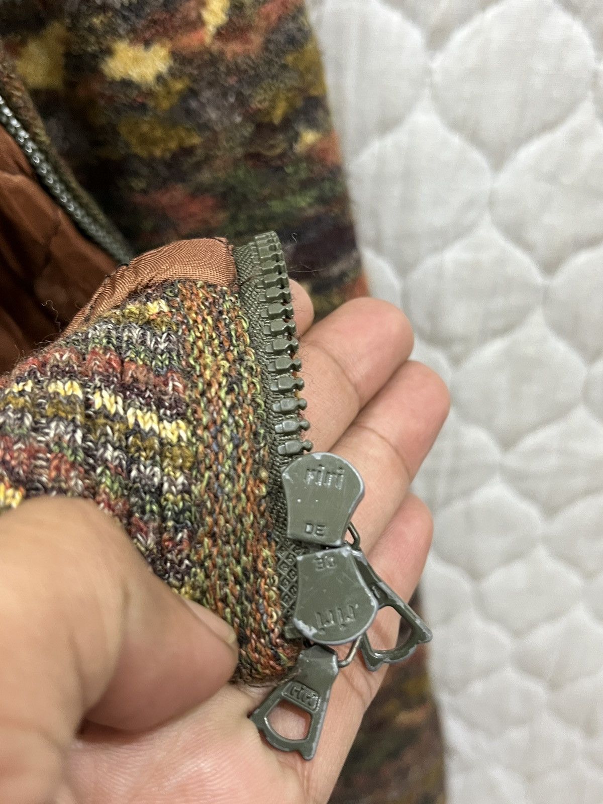 Vintage (Qqq). VINTAGE BOTTO DIAMATA ITALIAN MADE RIRI ZIPPER JACKET Size US M / EU 48-50 / 2 - 10 Thumbnail