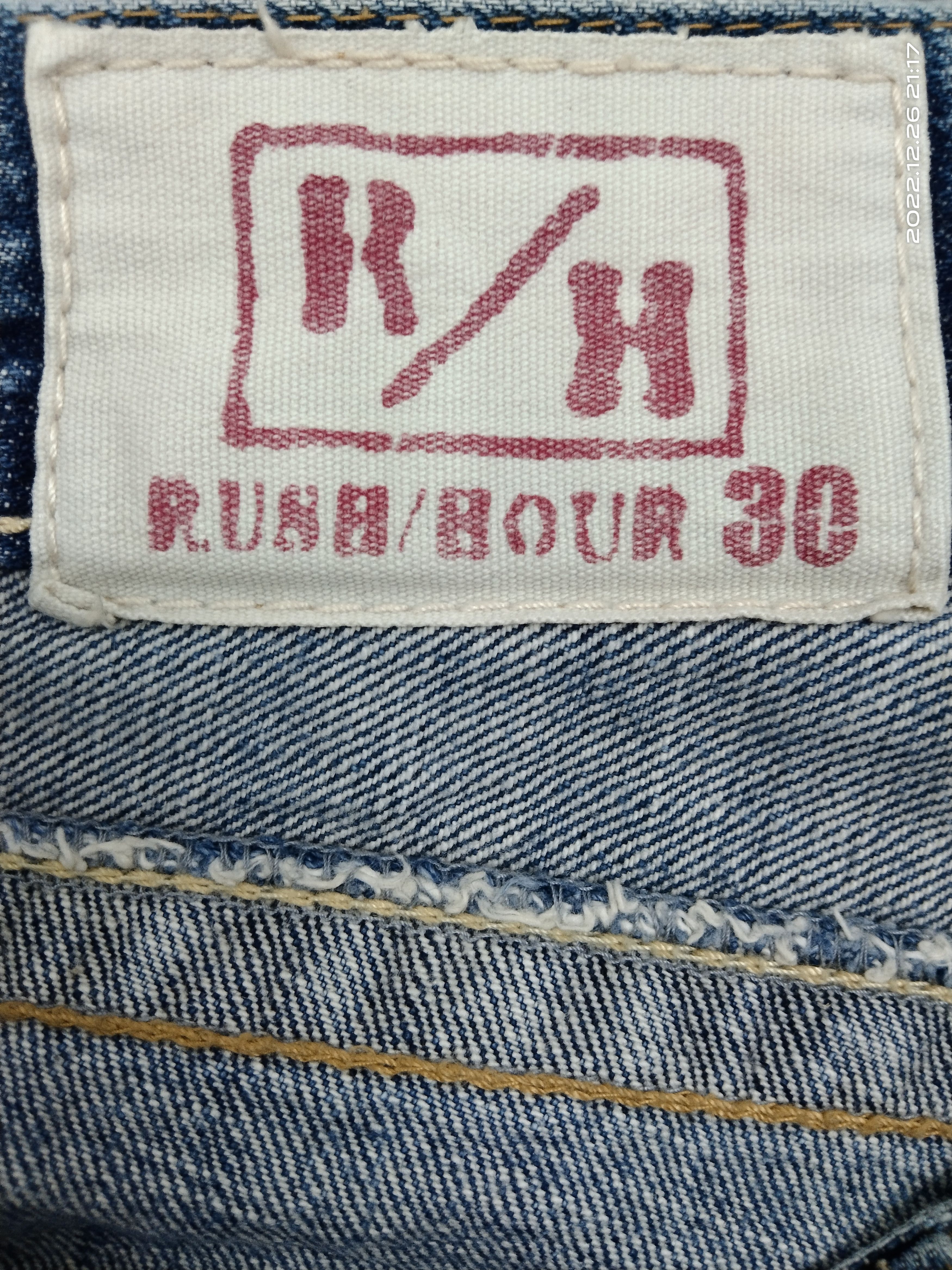 Japanese Brand FLARE🔥DISTRESSED RUSH HOUR DENIM PANTS Size US 30 / EU 46 - 7 Thumbnail