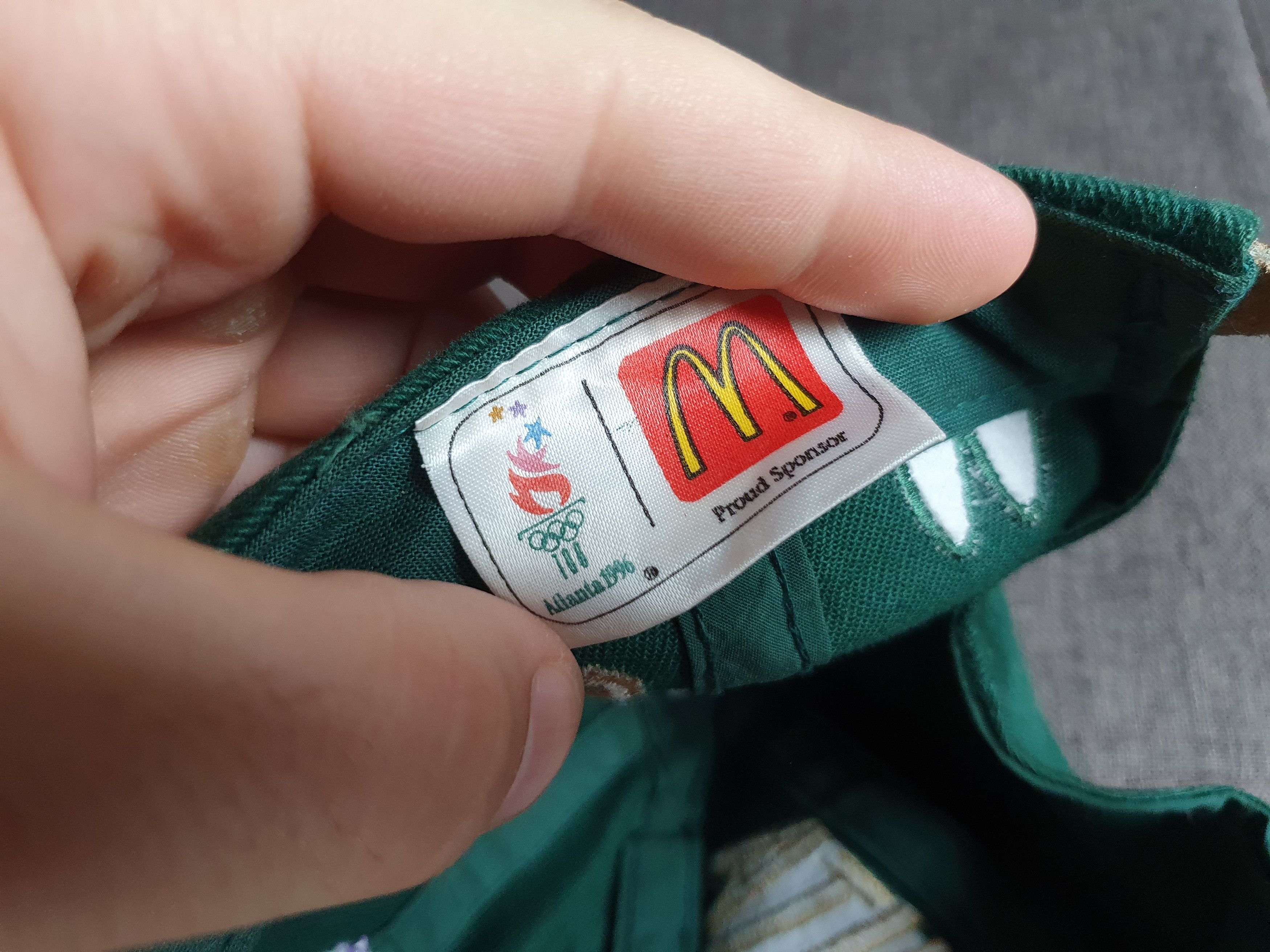 USA Olympics Cap American Olimpics 1996 Atlanta mcdonalds proud vintage Size ONE SIZE - 10 Thumbnail