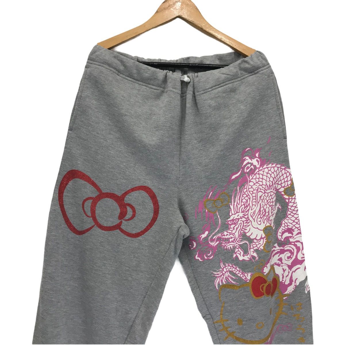 Cartoon Network × Japanese Brand Vintage Hello Kitty X Dragon Sukajan Japanese Traditional Size US 34 / EU 50 - 3 Thumbnail