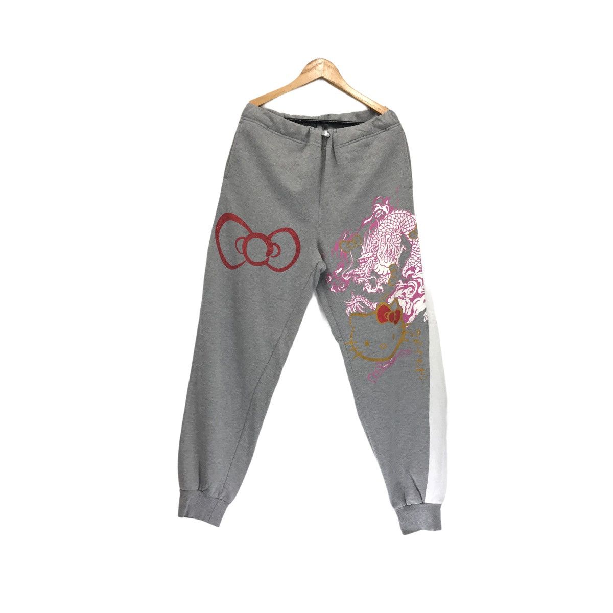 Cartoon Network × Japanese Brand Vintage Hello Kitty X Dragon Sukajan Japanese Traditional Size US 34 / EU 50 - 2 Thumbnail