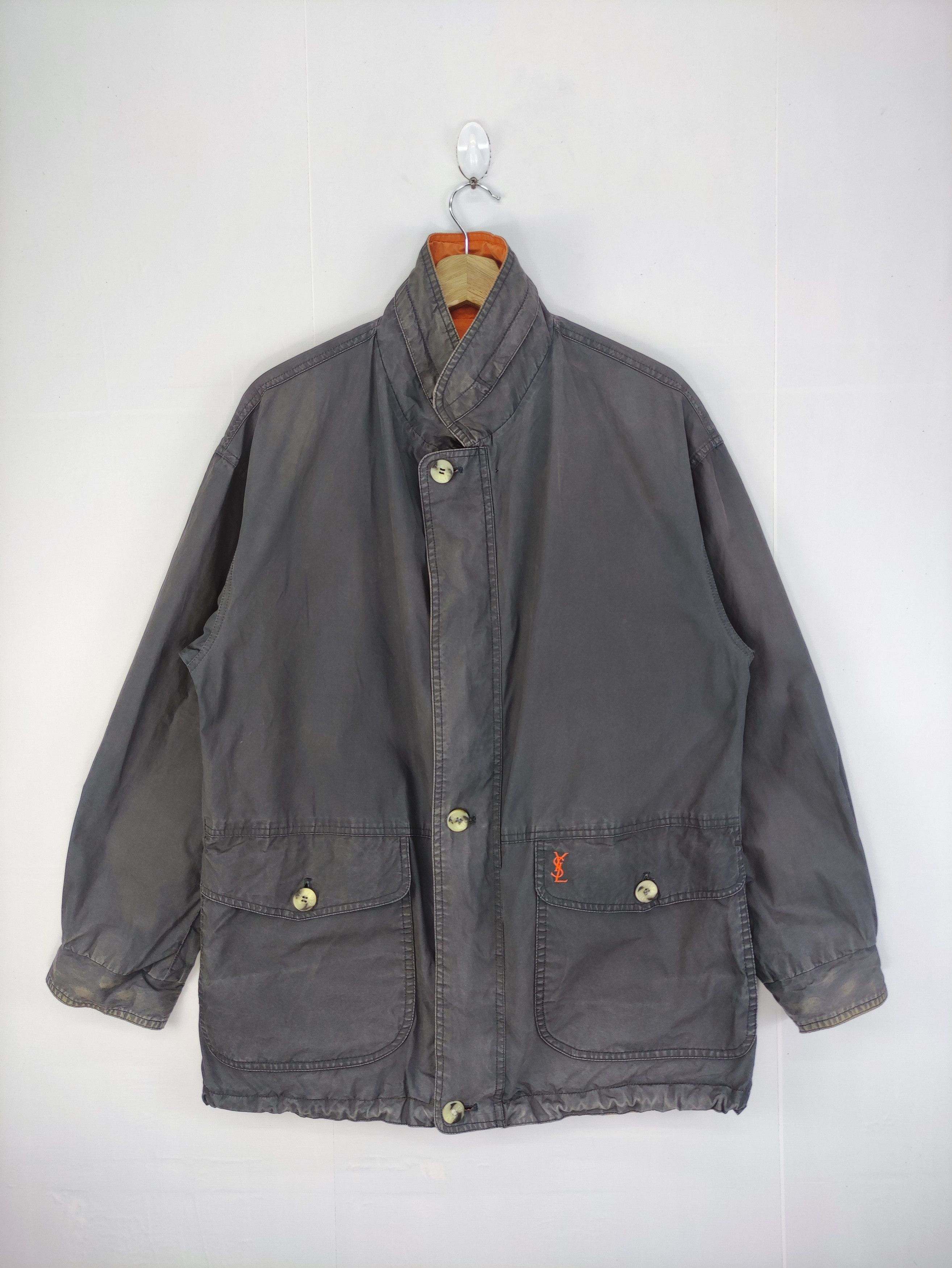 Yves Saint Laurent Vintage Yves Saint Laurent Reversible Jacket Size US L / EU 52-54 / 3 - 1 Thumbnail