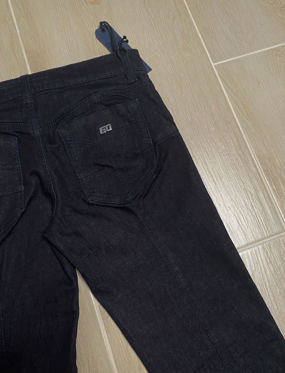 Miss Sixty Vintage New Dark Navy Low Rise Denim Jeans Miss Sixty Y2K Size 29" - 8 Thumbnail