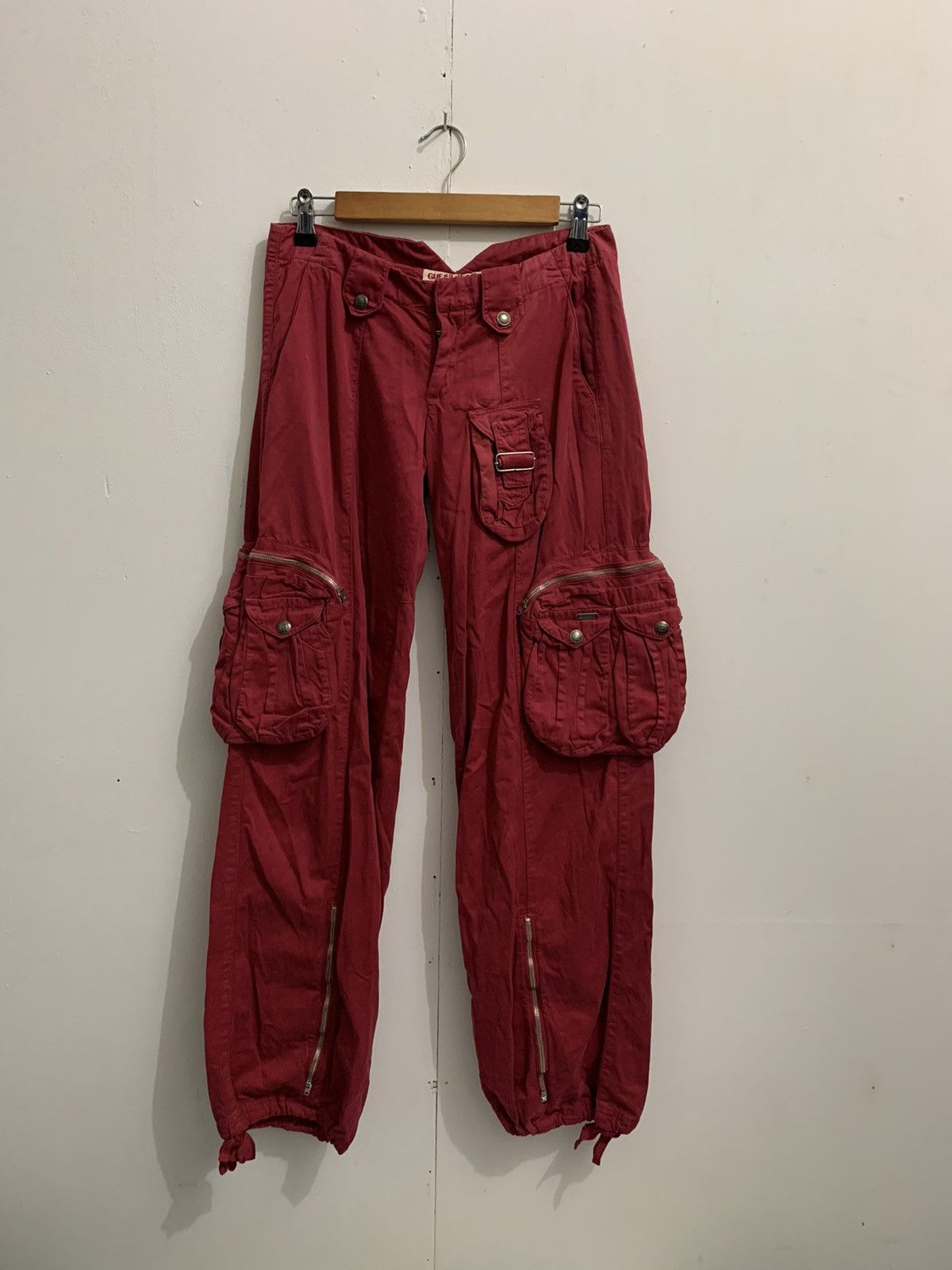 Beauty Beast Guess Bondage Multi Pocket Pants Size US 29 - 2 Thumbnail