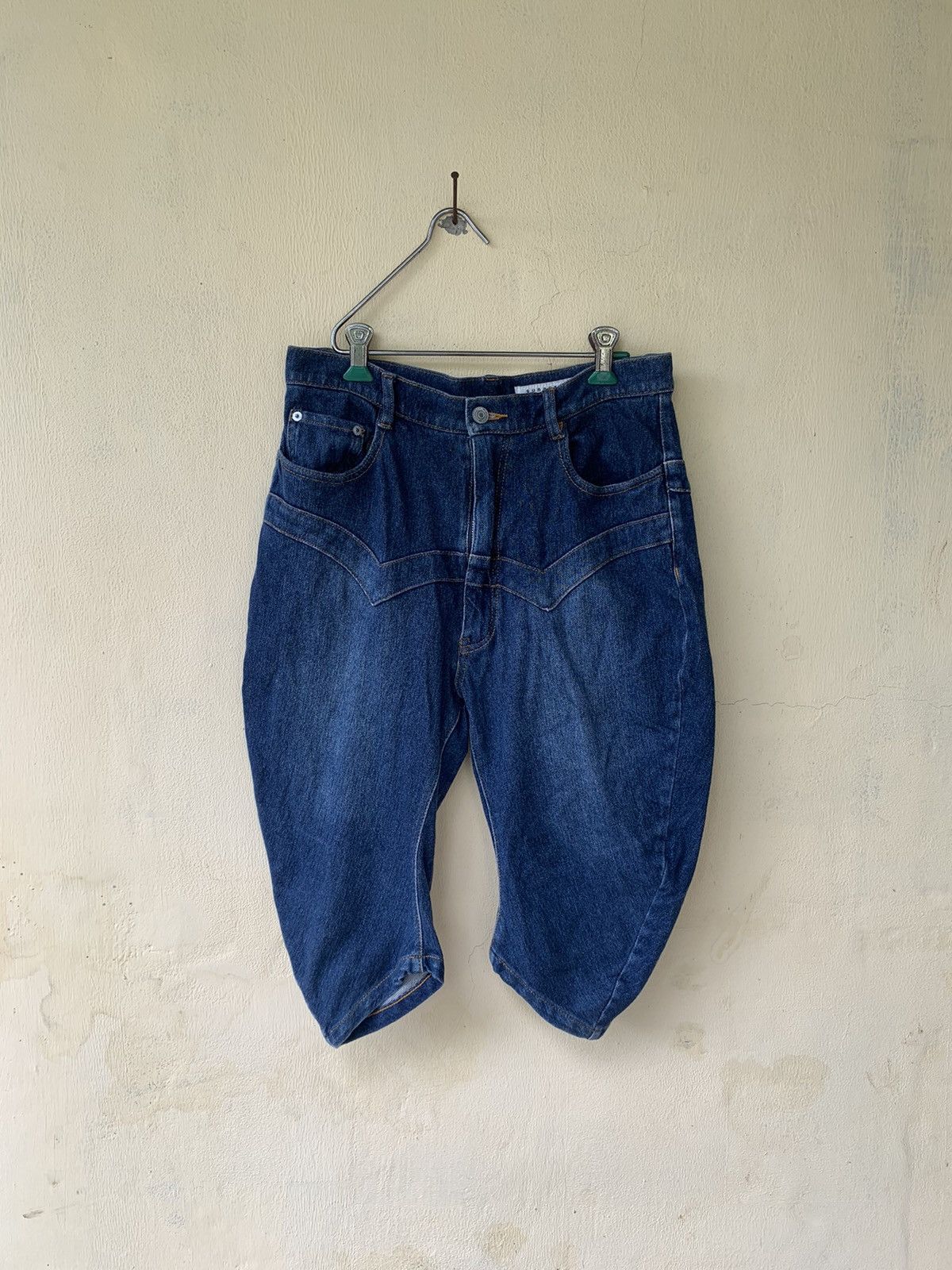 Sunao Kuwahara Ballon Denim Short Pants